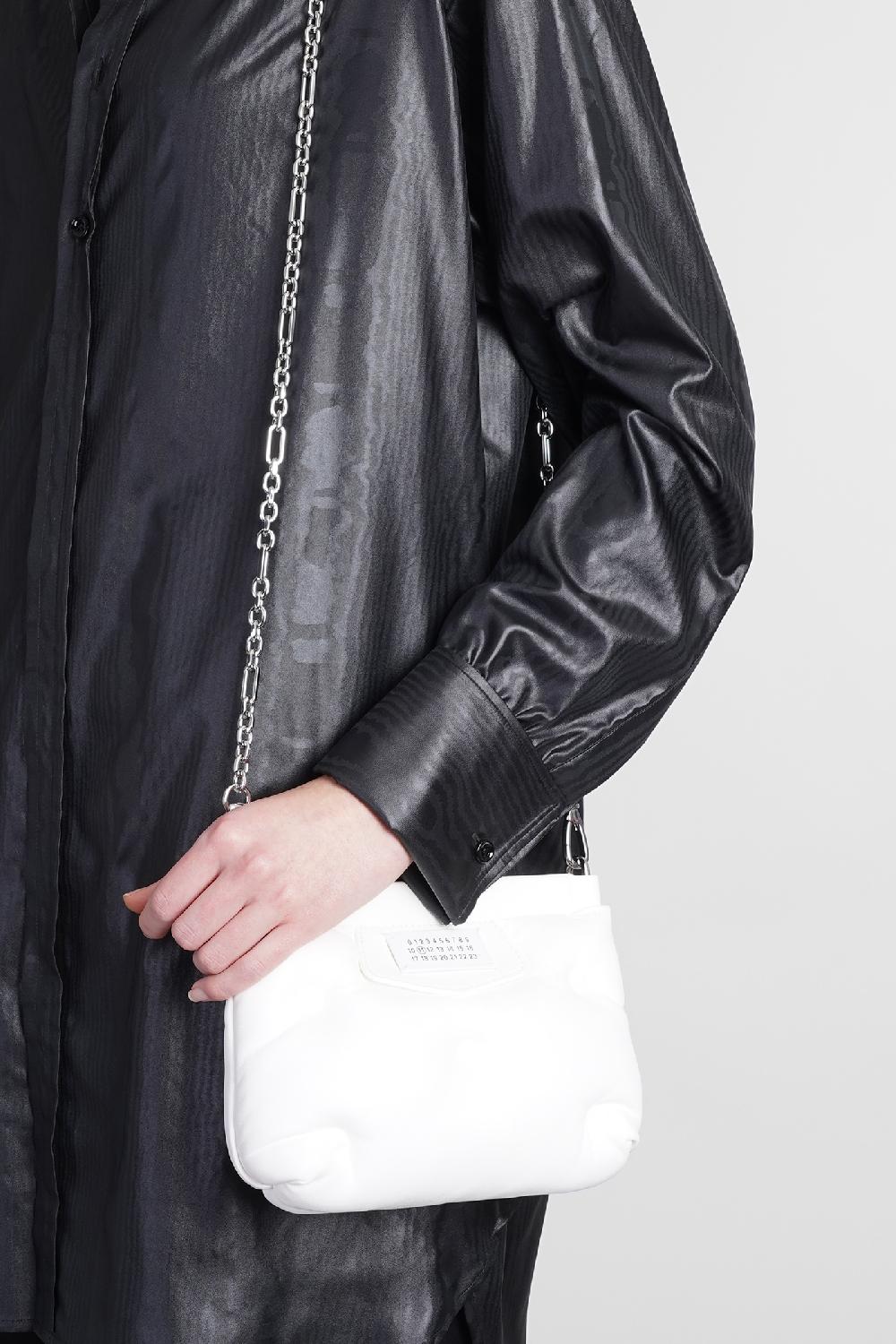 Deliberti Maison Margiela Borsa A Spalla Glam Slam In Pelle Bianca Cod. 368097 - Deliberti The Luxury Shopping