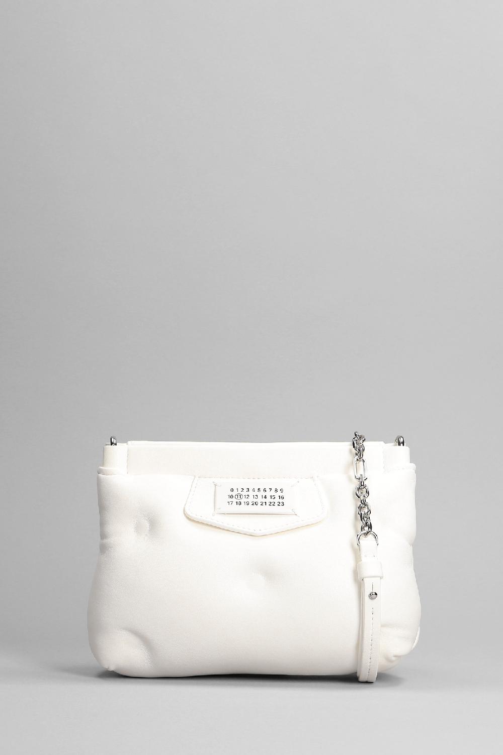 Deliberti Maison Margiela Borsa a spalla glam slam in pelle bianca cod. 368097 - Deliberti The Luxury Shopping