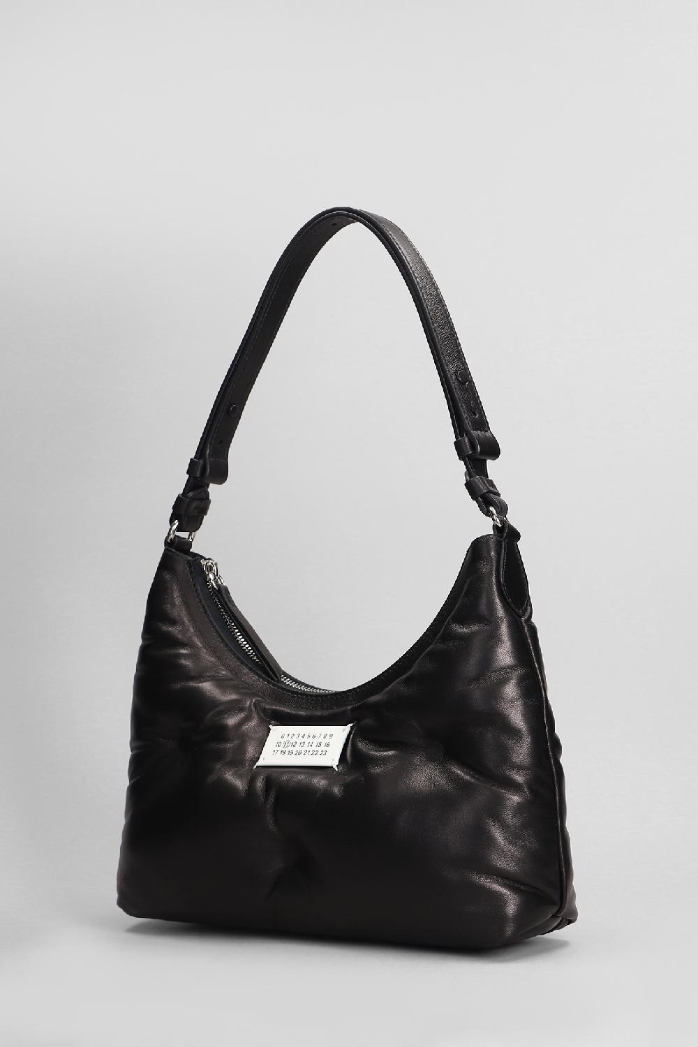 Deliberti Maison Margiela Borsa A Spalla Glam Slam In Pelle Nera Cod. 406336 - Deliberti The Luxury Shopping