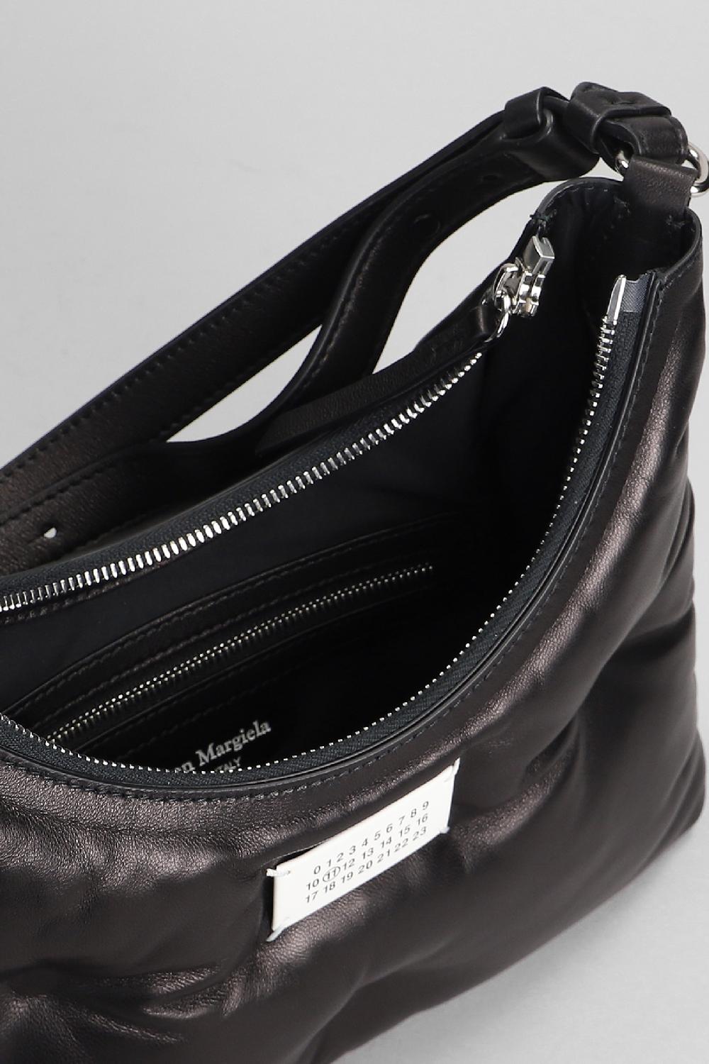Deliberti Maison Margiela Borsa A Spalla Glam Slam In Pelle Nera Cod. 406336 - Deliberti The Luxury Shopping
