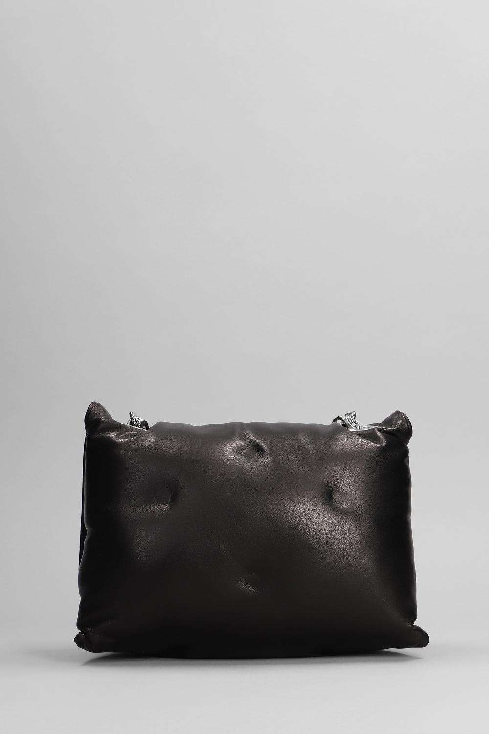 Deliberti Maison Margiela Borsa A Spalla Glam Slam In Pelle Nera Cod. 398655 - Deliberti The Luxury Shopping