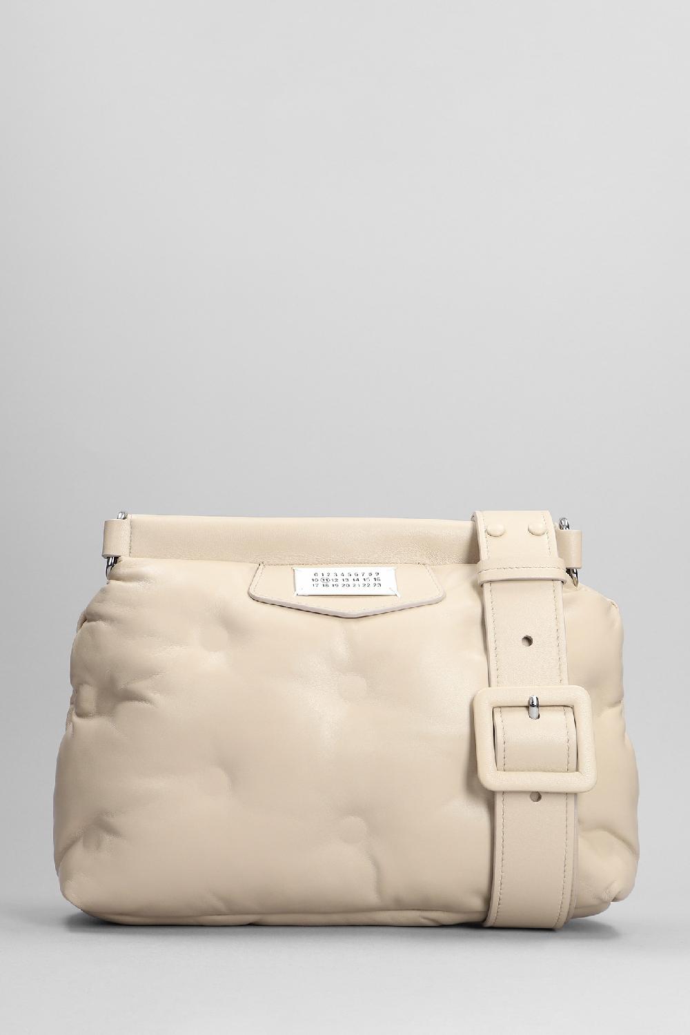 Deliberti Maison Margiela Borsa a spalla glam slam in pelle beige cod. 383025 - Deliberti The Luxury Shopping