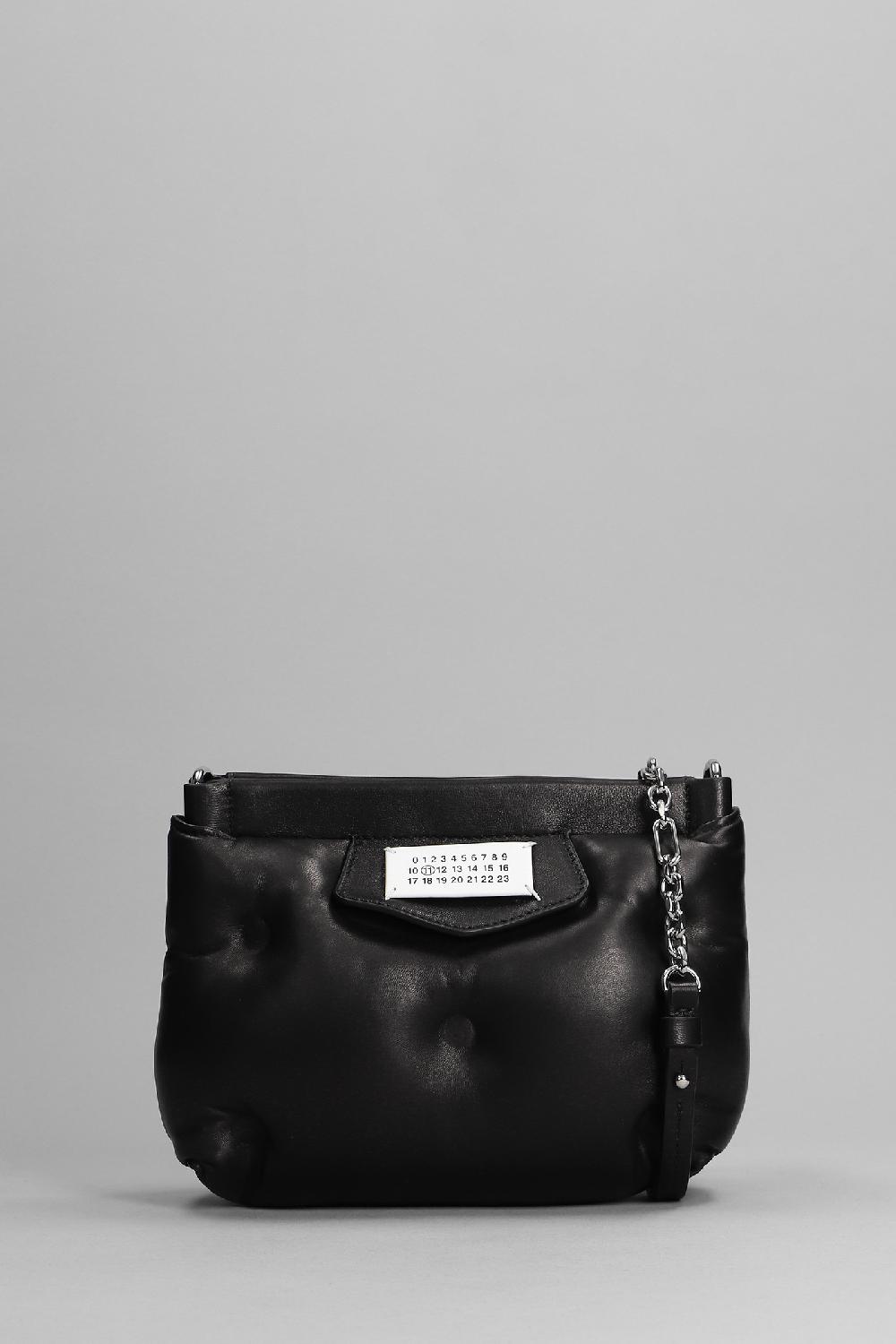 Deliberti Maison Margiela Borsa a spalla gran slam in pelle nera cod. 367854 - Deliberti The Luxury Shopping