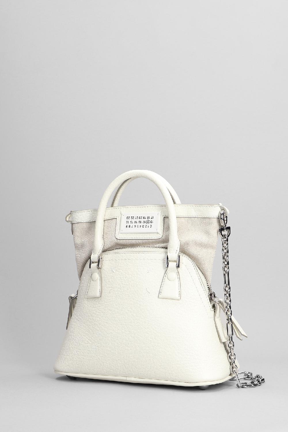 Deliberti Maison Margiela Borsa A Spalla In Pelle Bianca Cod. 373923 - Deliberti The Luxury Shopping