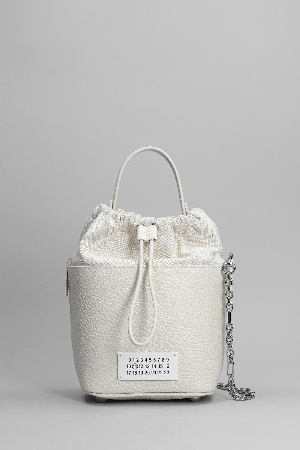 Deliberti Maison Margiela Borsa a spalla in pelle bianca cod. 367853 - Deliberti The Luxury Shopping