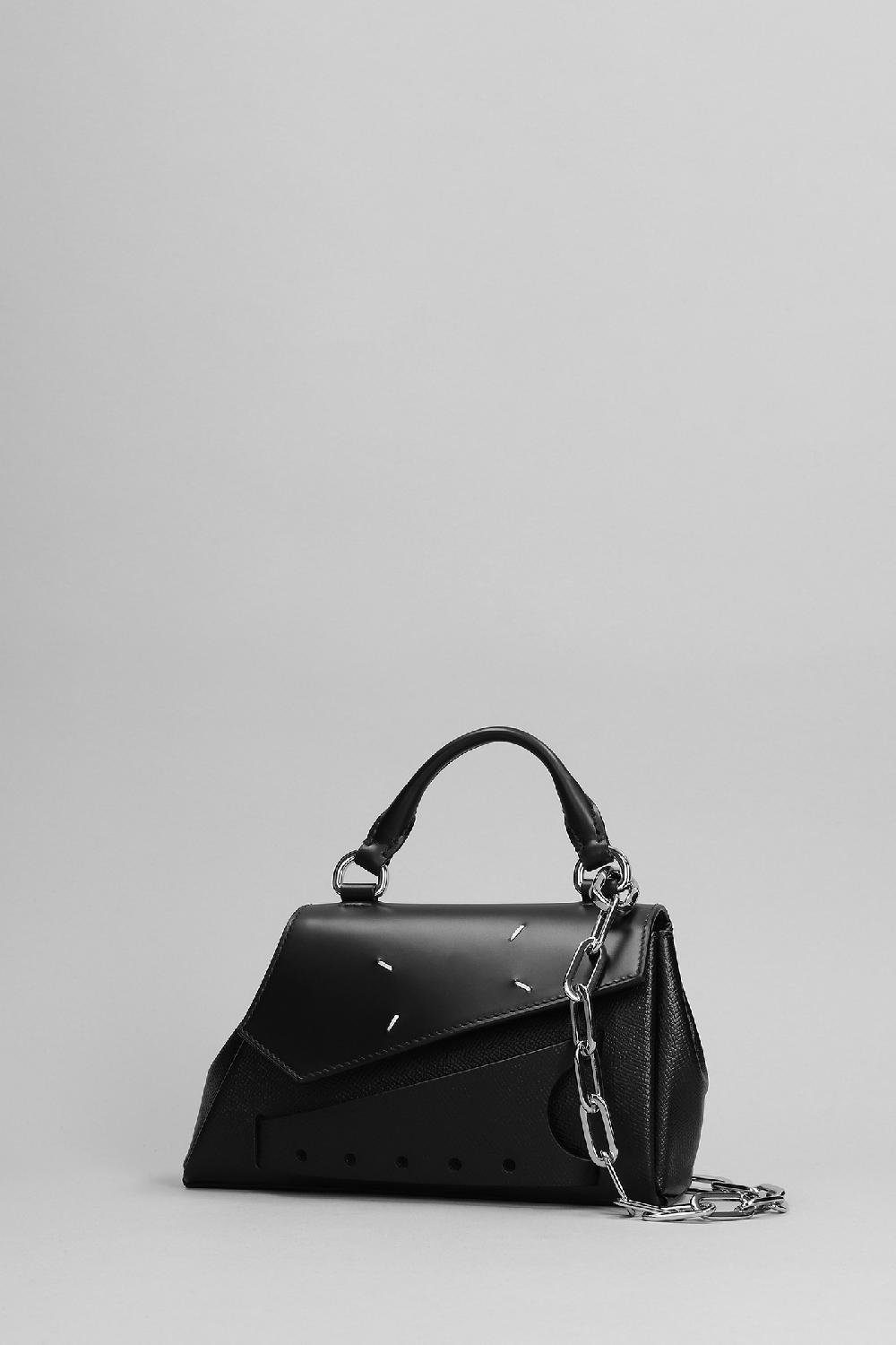 Deliberti Maison Margiela Borsa A Spalla In Pelle Nera Cod. 393273 - Deliberti The Luxury Shopping