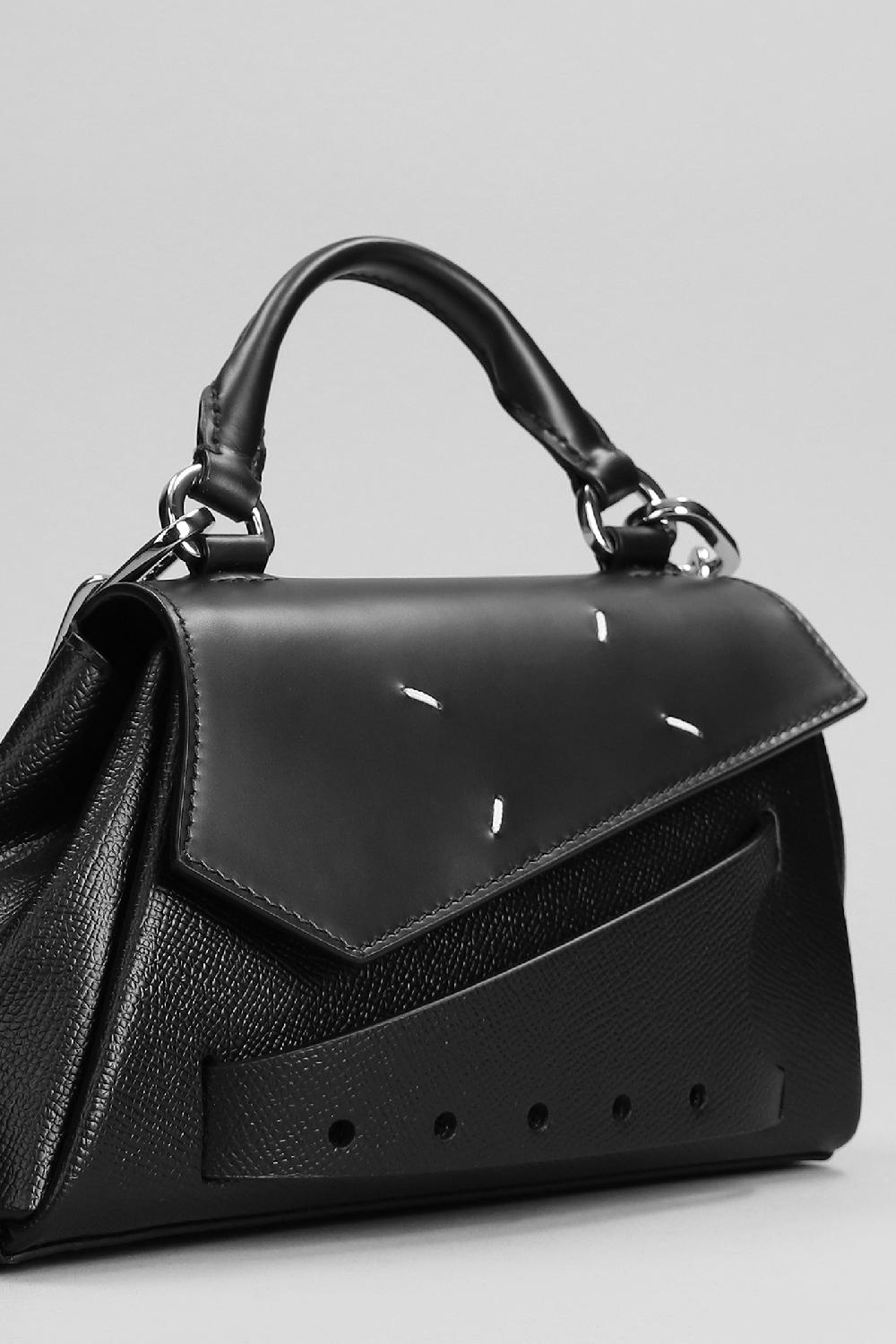 Deliberti Maison Margiela Borsa A Spalla In Pelle Nera Cod. 393273 - Deliberti The Luxury Shopping