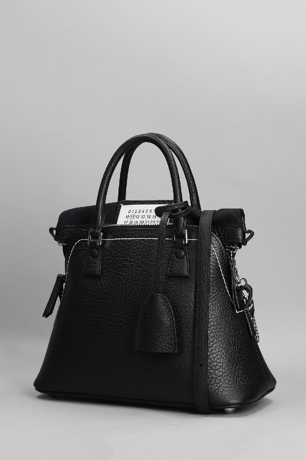 Deliberti Maison Margiela Borsa A Spalla In Pelle Nera Cod. 357400 - Deliberti The Luxury Shopping