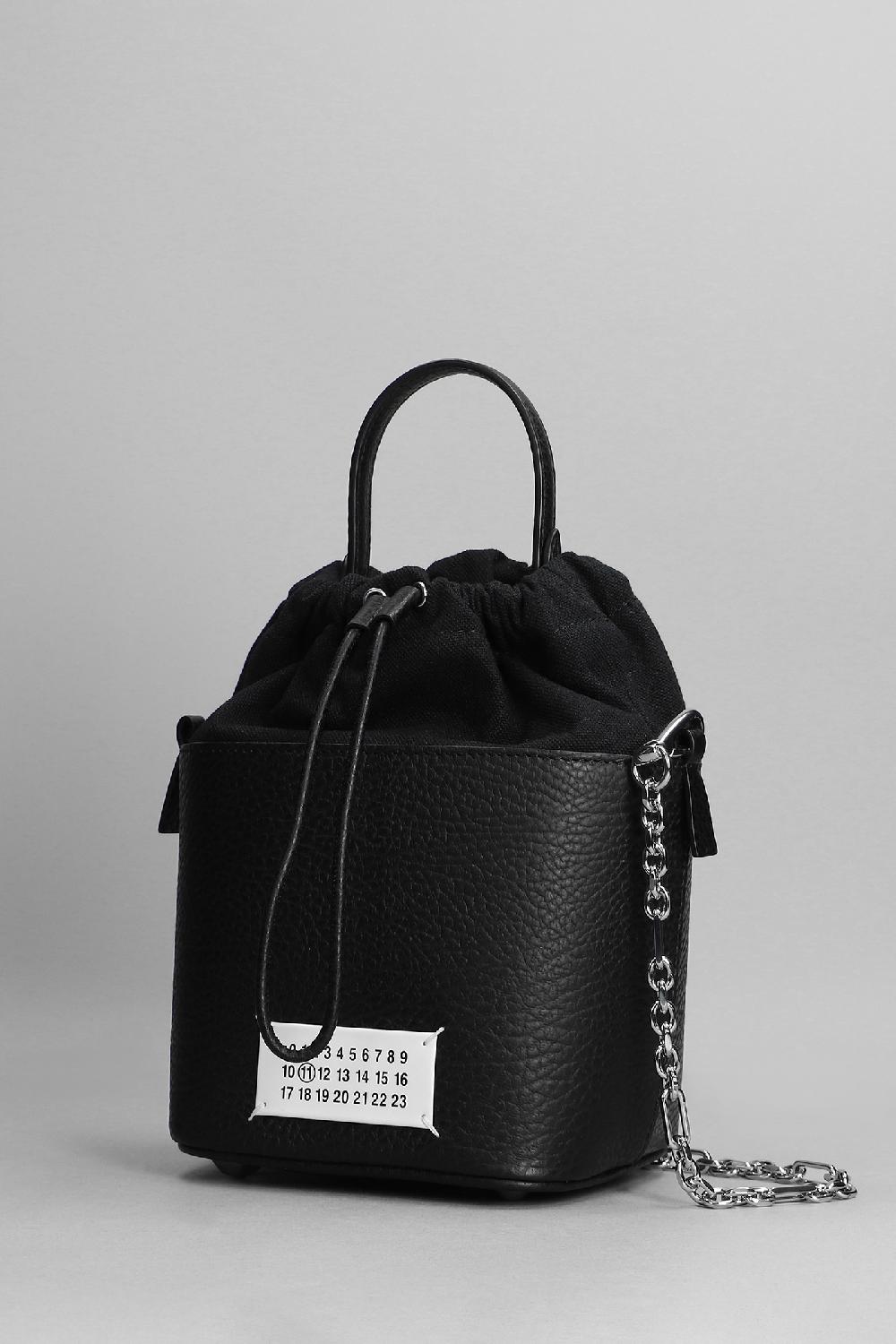 Deliberti Maison Margiela Borsa A Spalla In Pelle Nera Cod. 361192 - Deliberti The Luxury Shopping