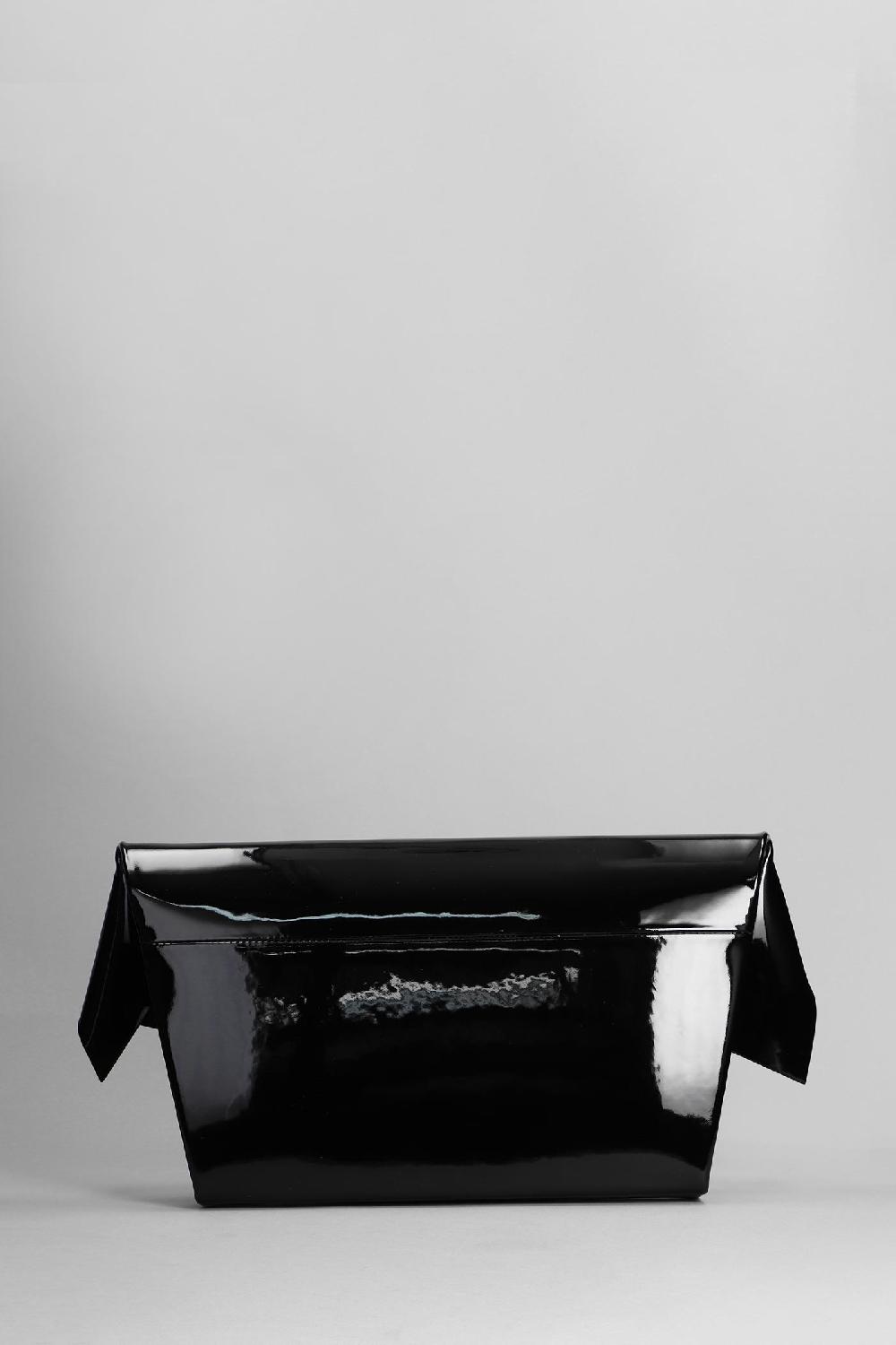 Deliberti Maison Margiela Borsa A Spalla Snatched Big In Vernice Nera Cod. 358263 - Deliberti The Luxury Shopping