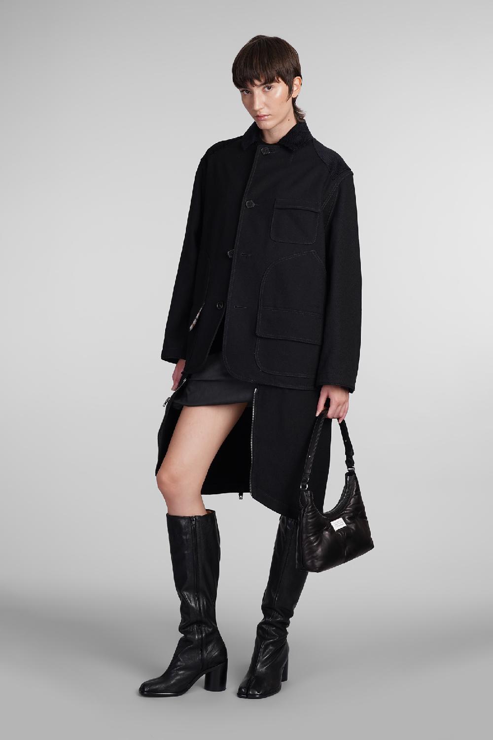 Deliberti Maison Margiela Cappotto In Lana Nera Cod. 408635 - Deliberti The Luxury Shopping