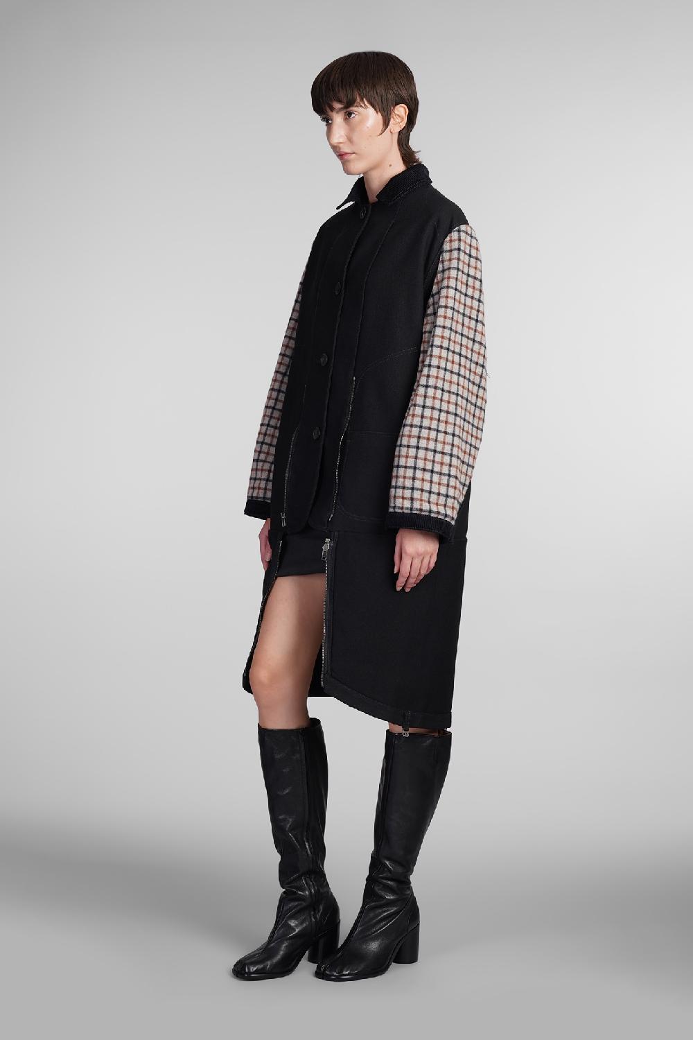 Deliberti Maison Margiela Cappotto In Lana Nera Cod. 408635 - Deliberti The Luxury Shopping