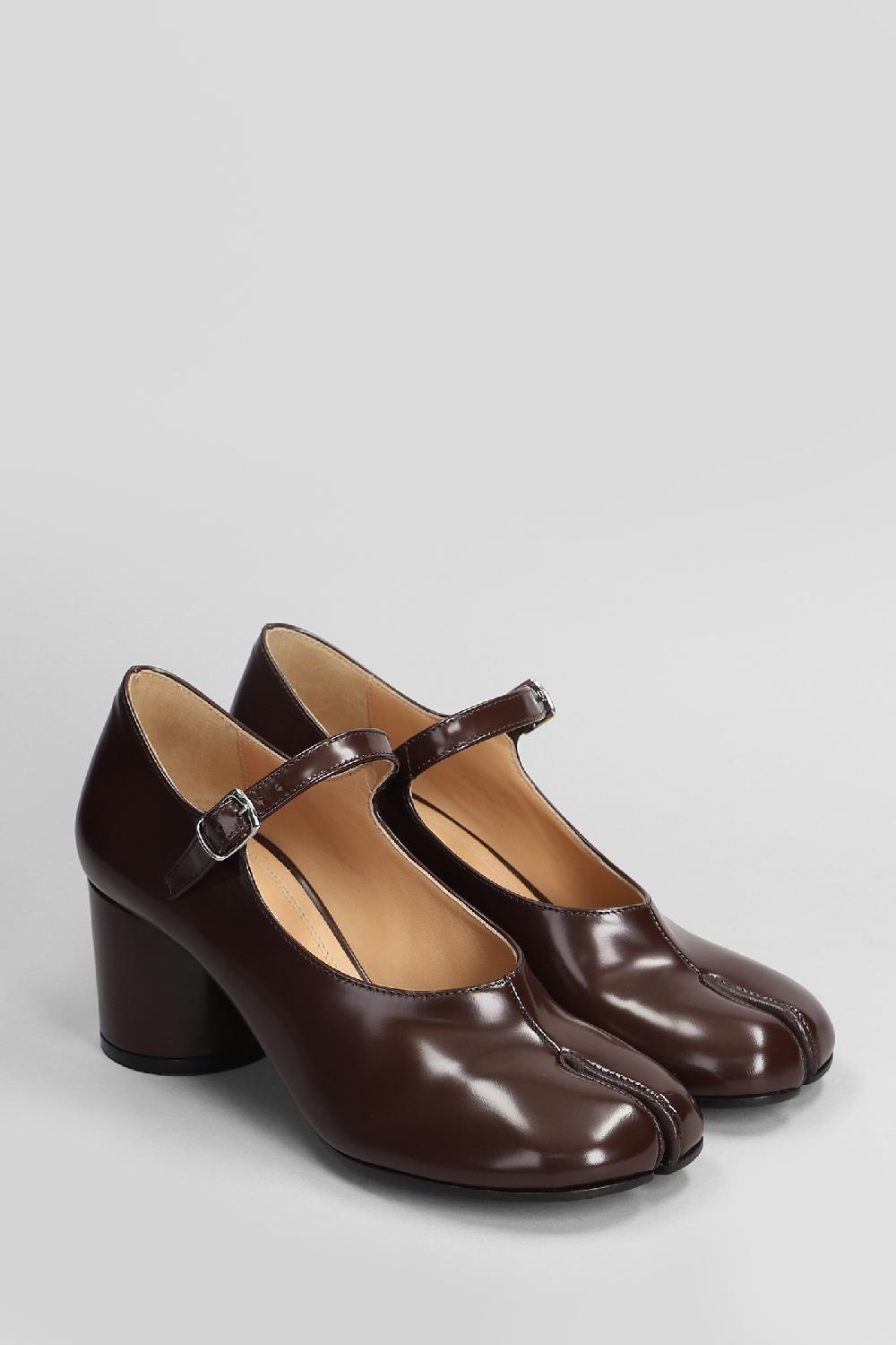 Deliberti Maison Margiela Decollete Tabi In Pelle Marrone Cod. 406295 - Deliberti The Luxury Shopping