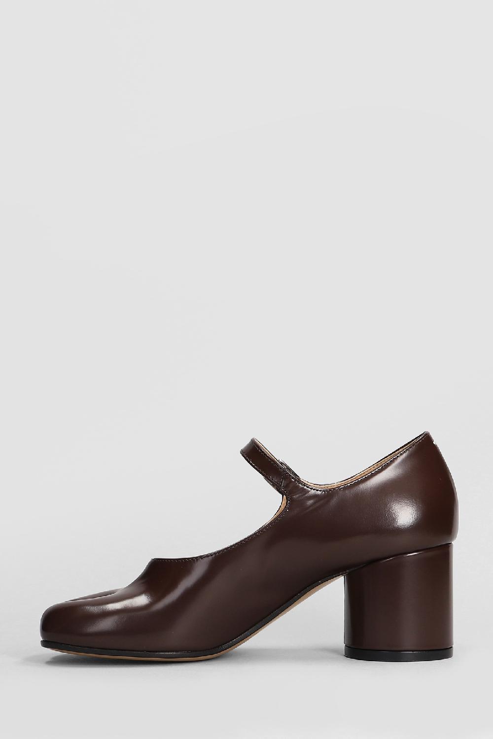 Deliberti Maison Margiela Decollete Tabi In Pelle Marrone Cod. 406295 - Deliberti The Luxury Shopping
