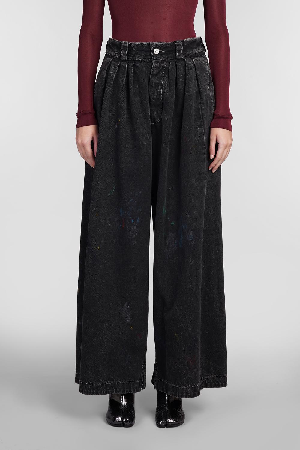 Deliberti Maison Margiela Jeans in cotone nero cod. 406337 - Deliberti The Luxury Shopping