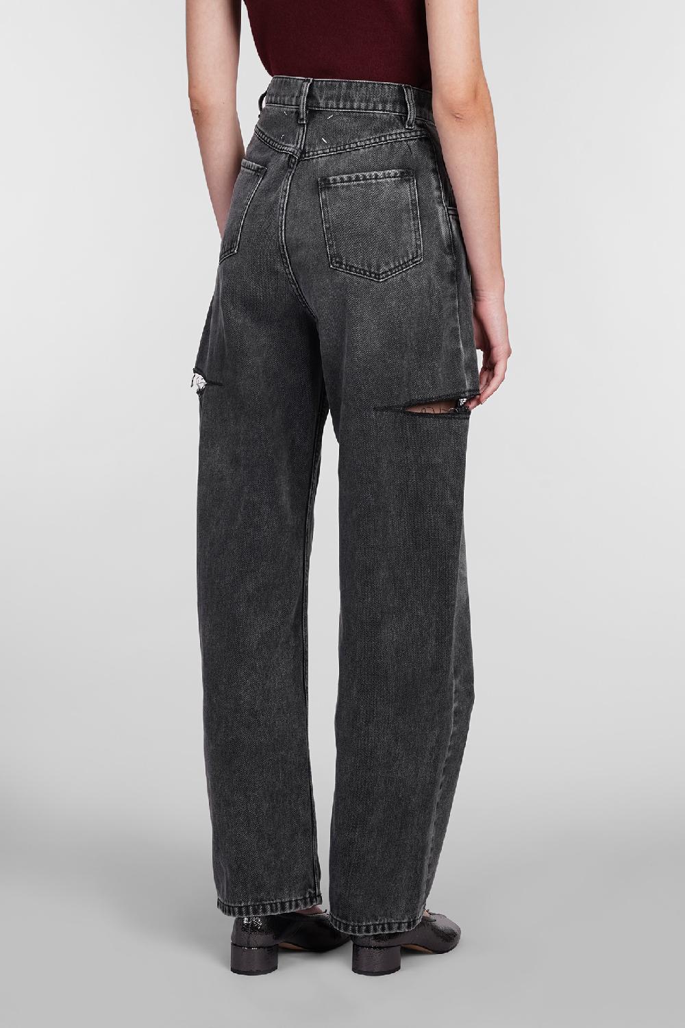 Deliberti Maison Margiela Jeans In Denim Nero Cod. 406303 - Deliberti The Luxury Shopping