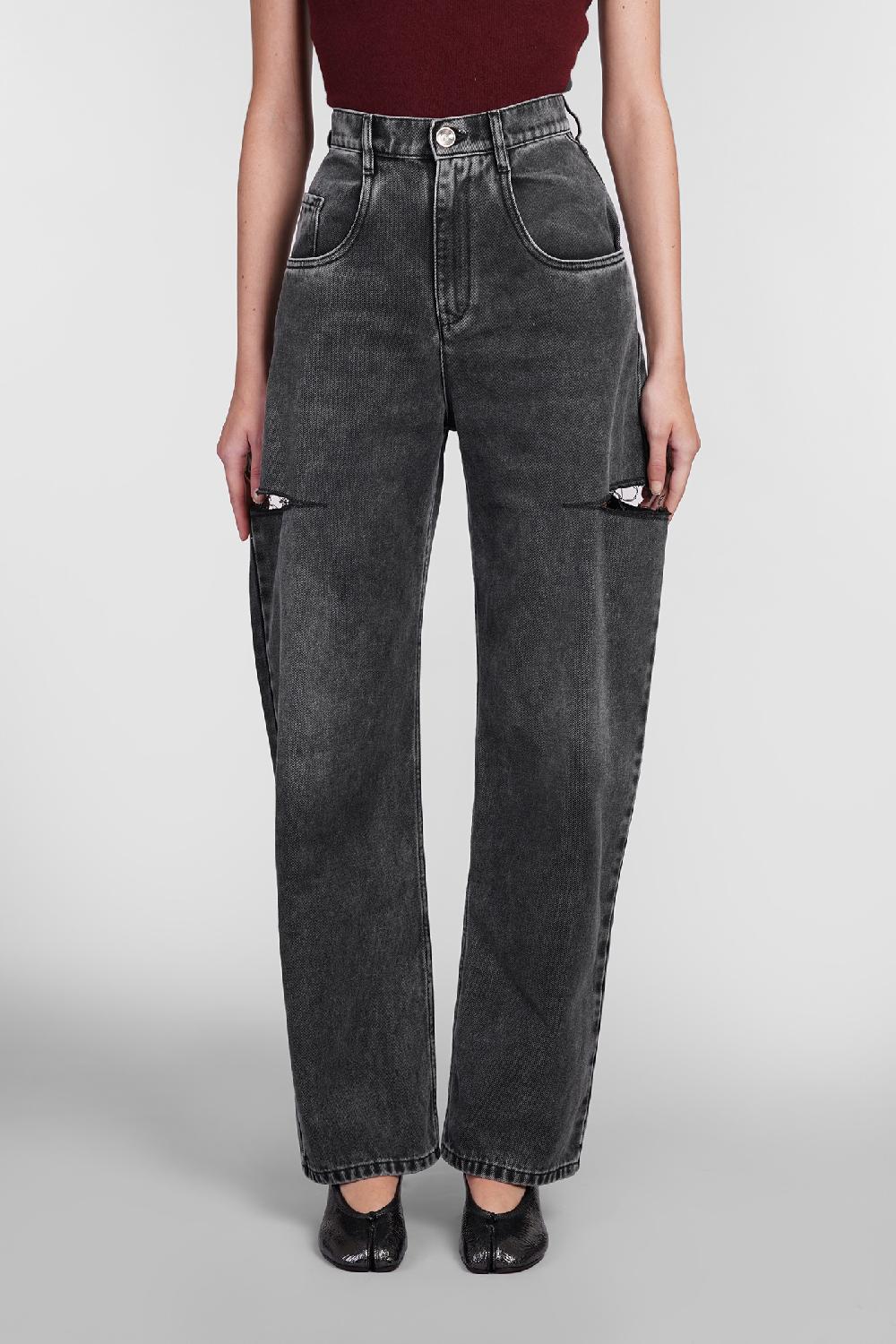 Deliberti Maison Margiela Jeans in denim nero cod. 406303 - Deliberti The Luxury Shopping