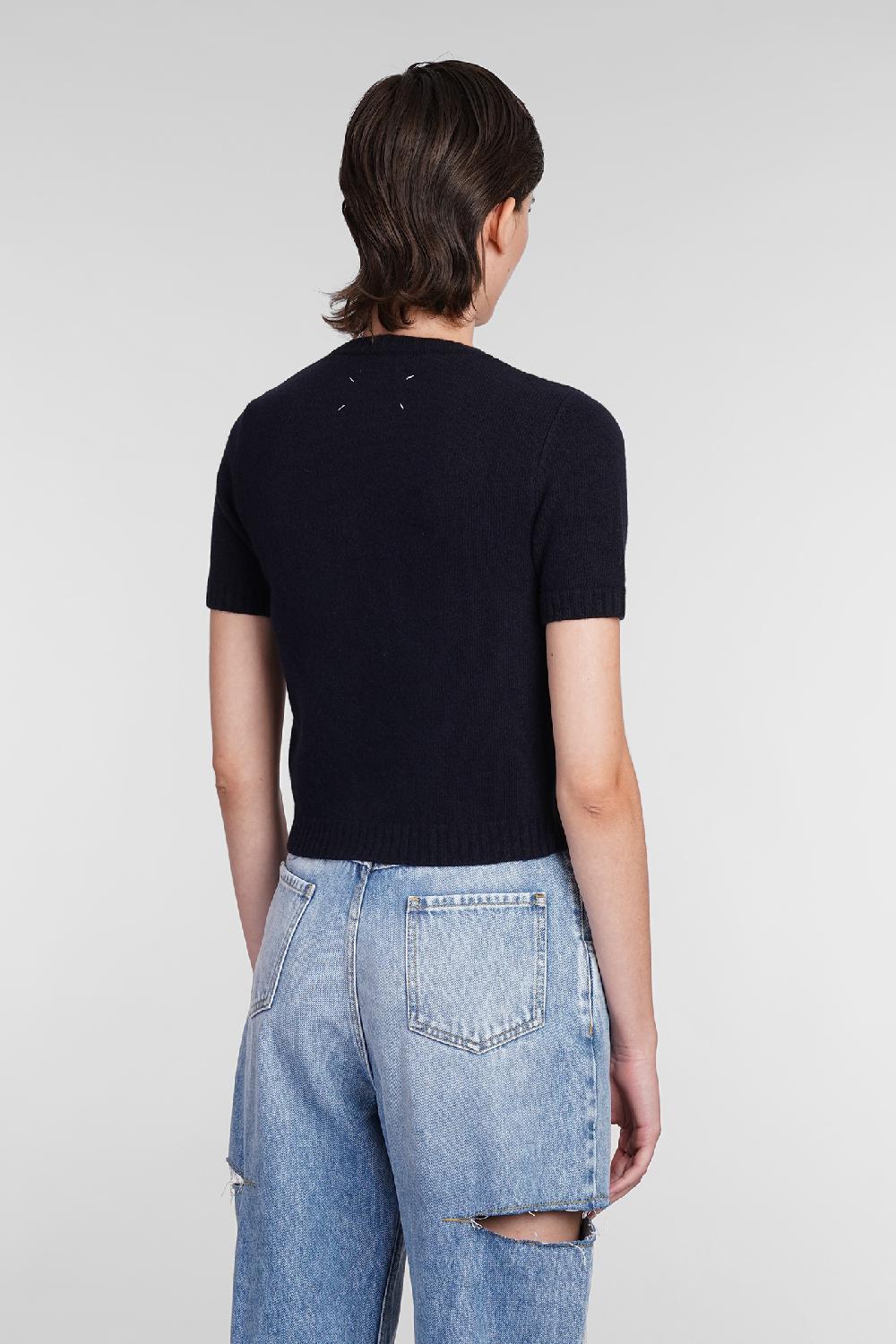 Deliberti Maison Margiela Maglia In Lana Blu Cod. 406329 - Deliberti The Luxury Shopping