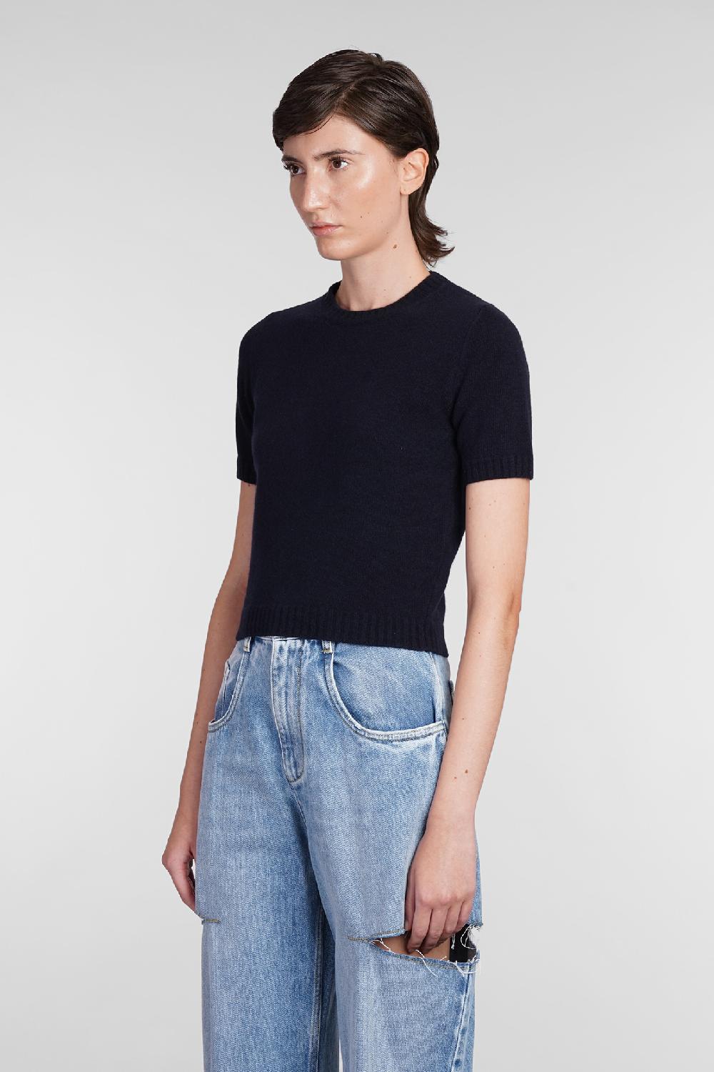 Deliberti Maison Margiela Maglia In Lana Blu Cod. 406329 - Deliberti The Luxury Shopping