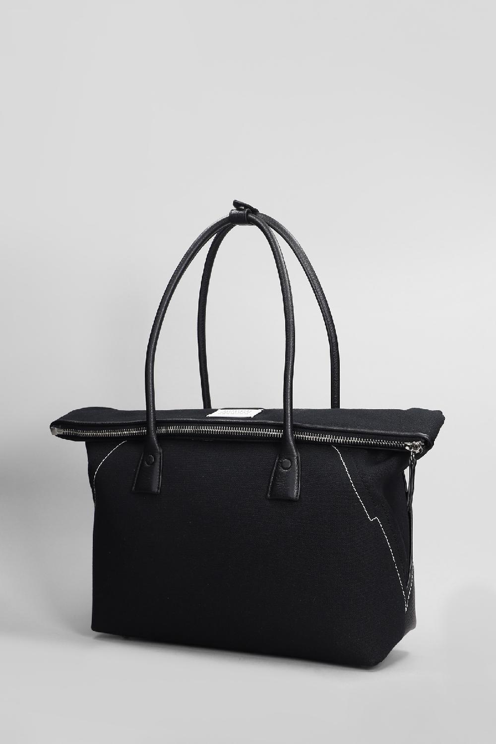 Deliberti Maison Margiela Tote 5ac In Cotone Nero Cod. 406310 - Deliberti The Luxury Shopping
