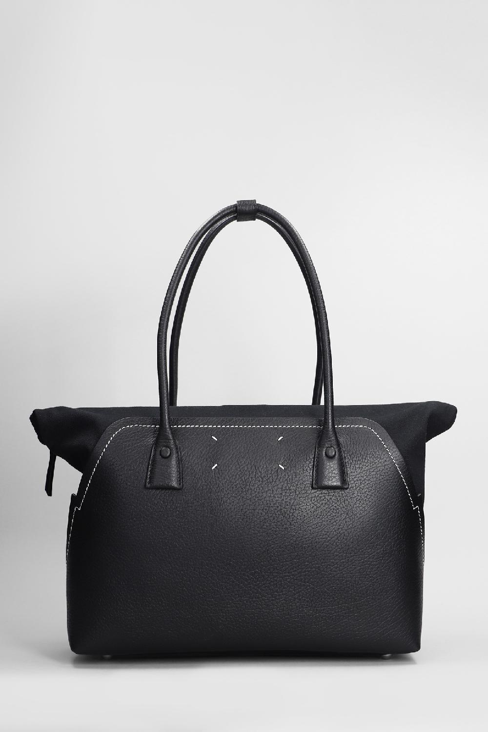 Deliberti Maison Margiela Tote 5ac In Cotone Nero Cod. 406310 - Deliberti The Luxury Shopping