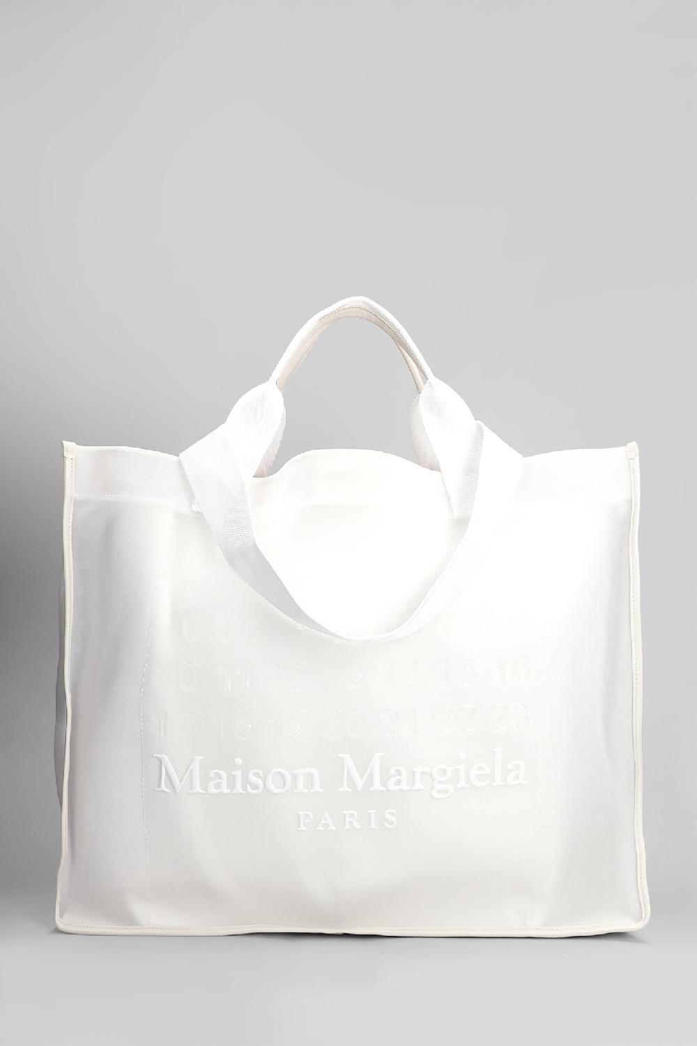 Deliberti Maison Margiela Tote in nylon bianco cod. 406760 - Deliberti The Luxury Shopping