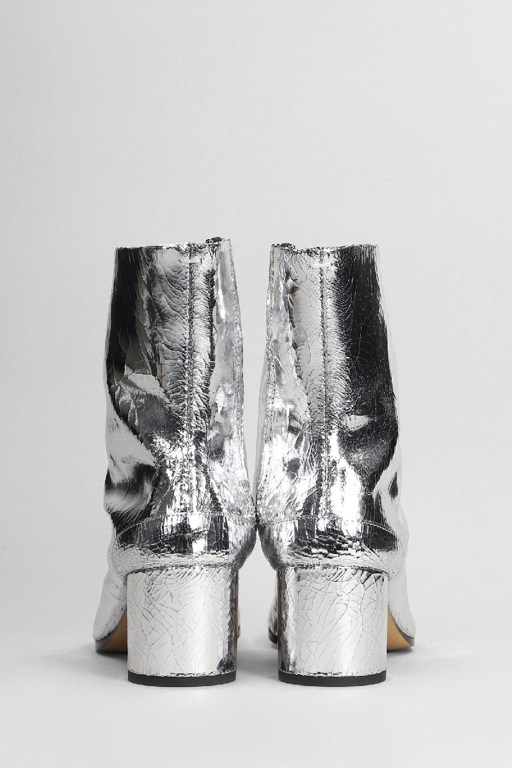 Deliberti Maison Margiela Tronchetti Tabi In Pelle Argento Cod. 406759 - Deliberti The Luxury Shopping