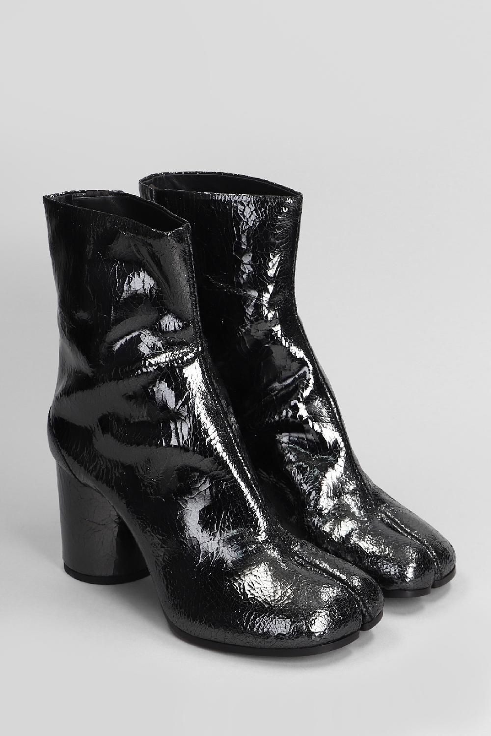 Deliberti Maison Margiela Tronchetti Tacco Alto Tabi In Pelle Nera Cod. 406297 - Deliberti The Luxury Shopping