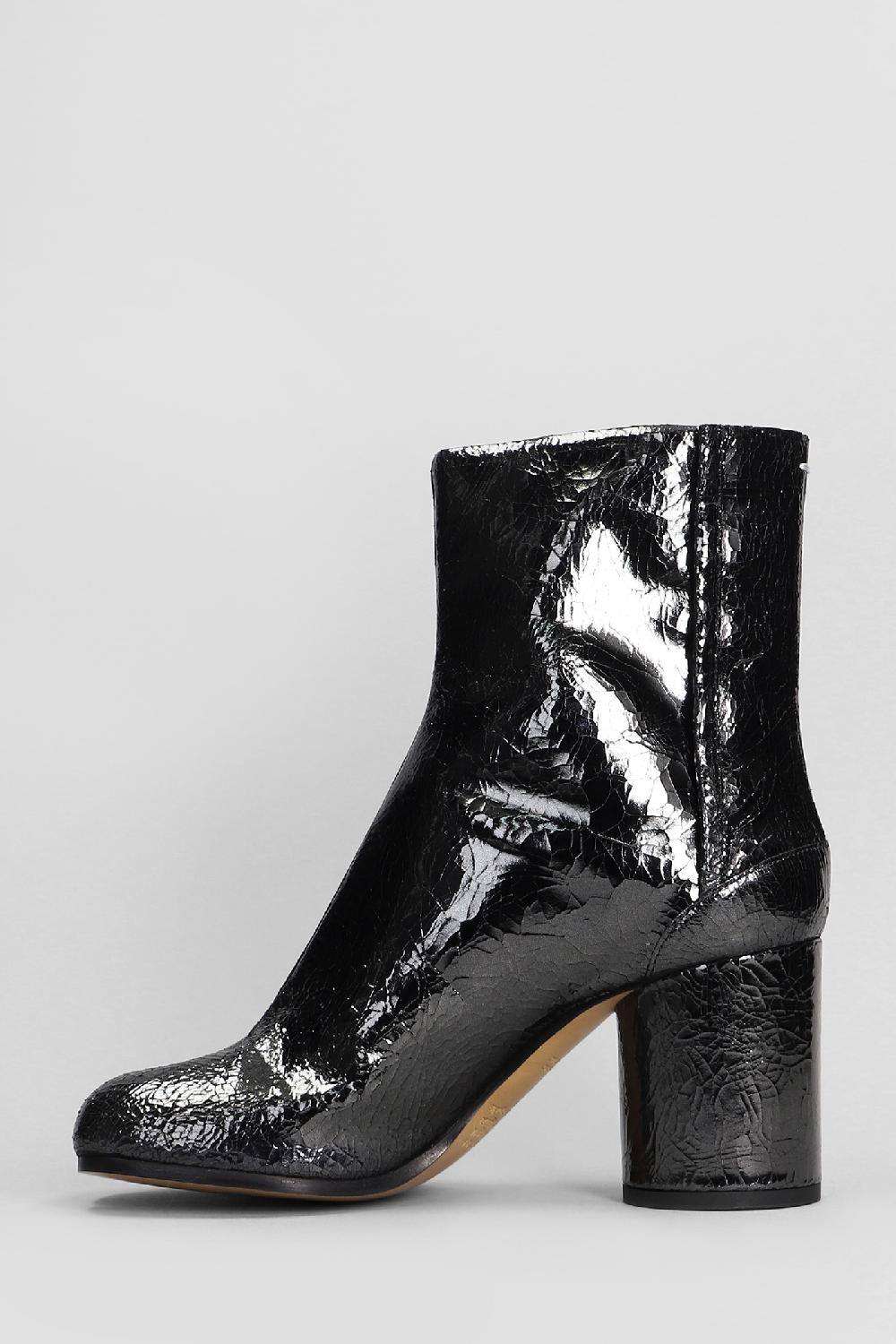 Deliberti Maison Margiela Tronchetti Tacco Alto Tabi In Pelle Nera Cod. 406297 - Deliberti The Luxury Shopping