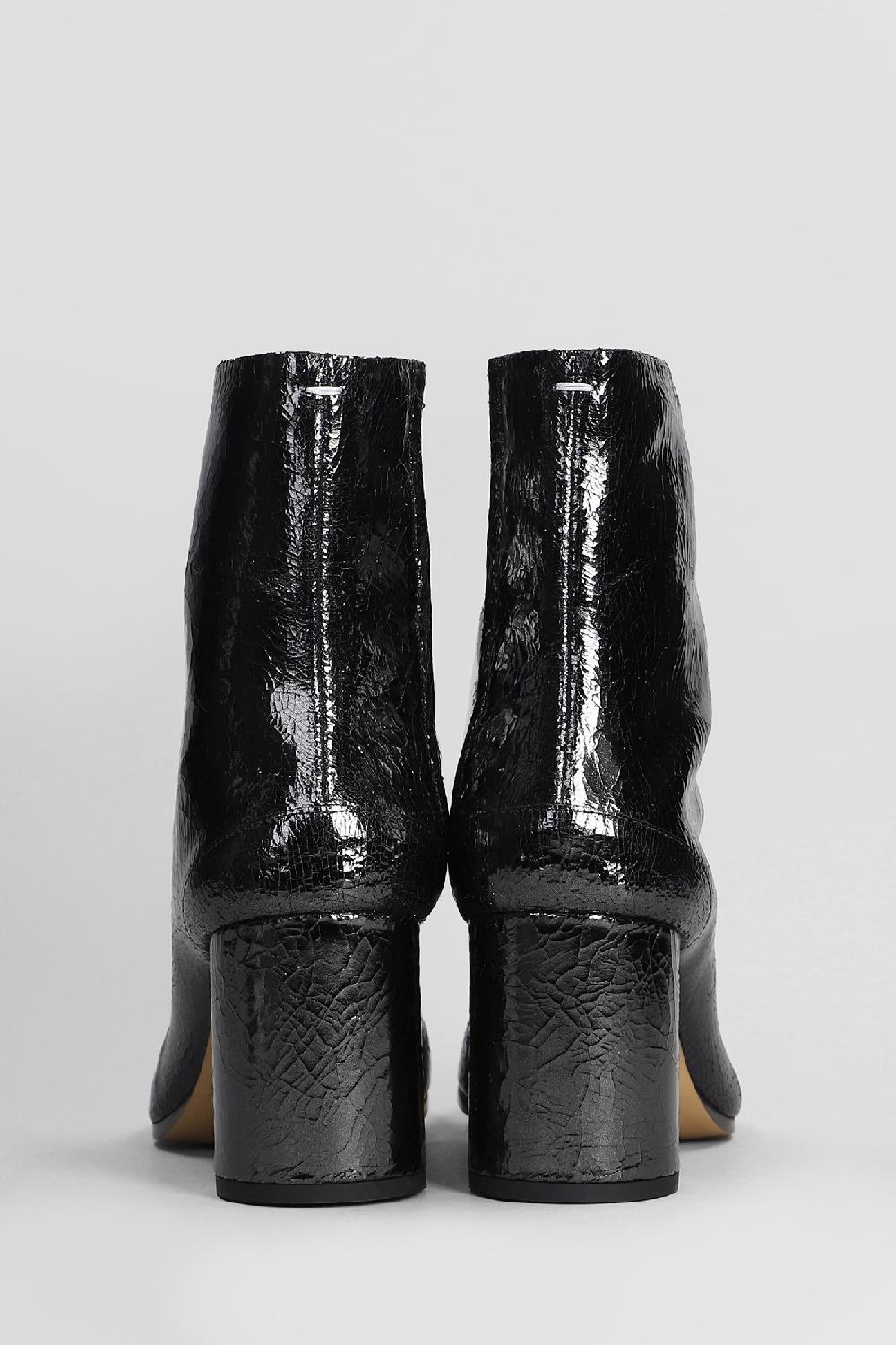 Deliberti Maison Margiela Tronchetti Tacco Alto Tabi In Pelle Nera Cod. 406297 - Deliberti The Luxury Shopping