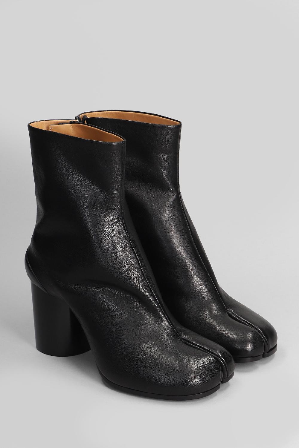 Deliberti Maison Margiela Tronchetti Tacco Alto Tabi In Pelle Nera Cod. 406298 - Deliberti The Luxury Shopping