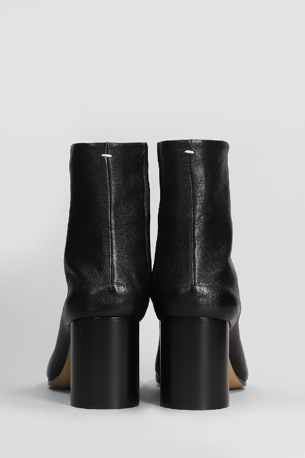 Deliberti Maison Margiela Tronchetti Tacco Alto Tabi In Pelle Nera Cod. 406298 - Deliberti The Luxury Shopping