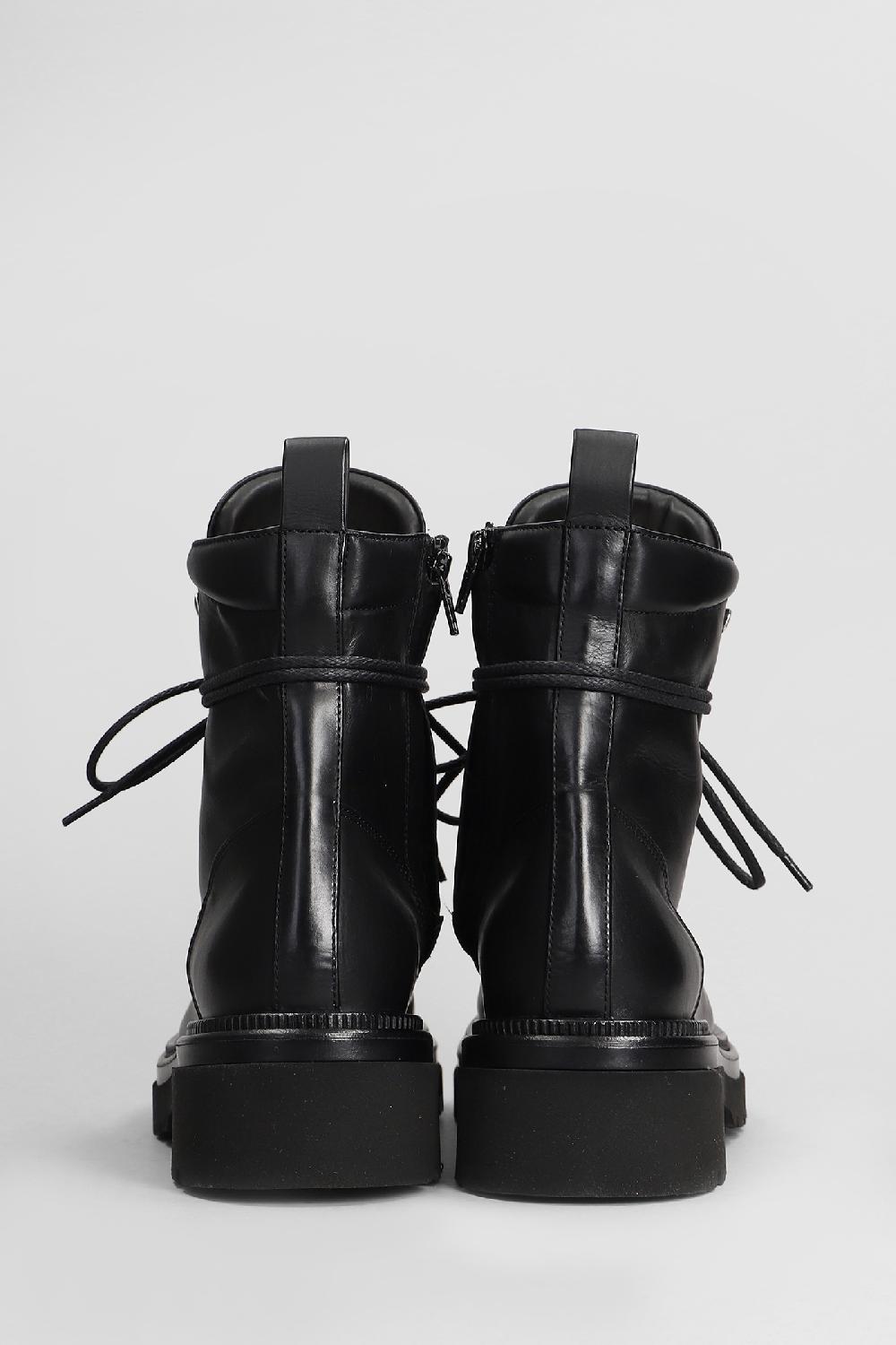 Deliberti Mara Bini Anfibi In Pelle Nera Cod. 407222 - Deliberti The Luxury Shopping