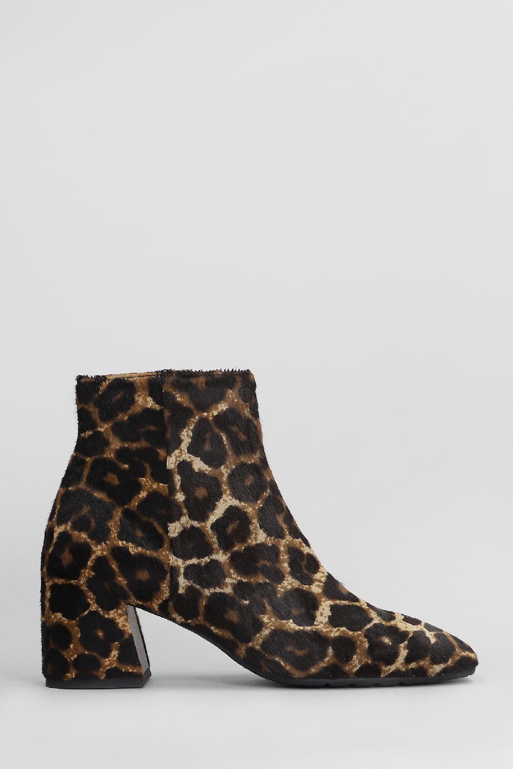 Deliberti Mara bini Tronchetti tacco alto in cavallino animalier cod. 407216 - Deliberti The Luxury Shopping
