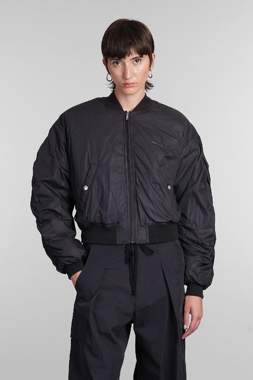 Deliberti Marant Etoile Bomber bessime in cotone nero cod. 405187 - Deliberti The Luxury Shopping