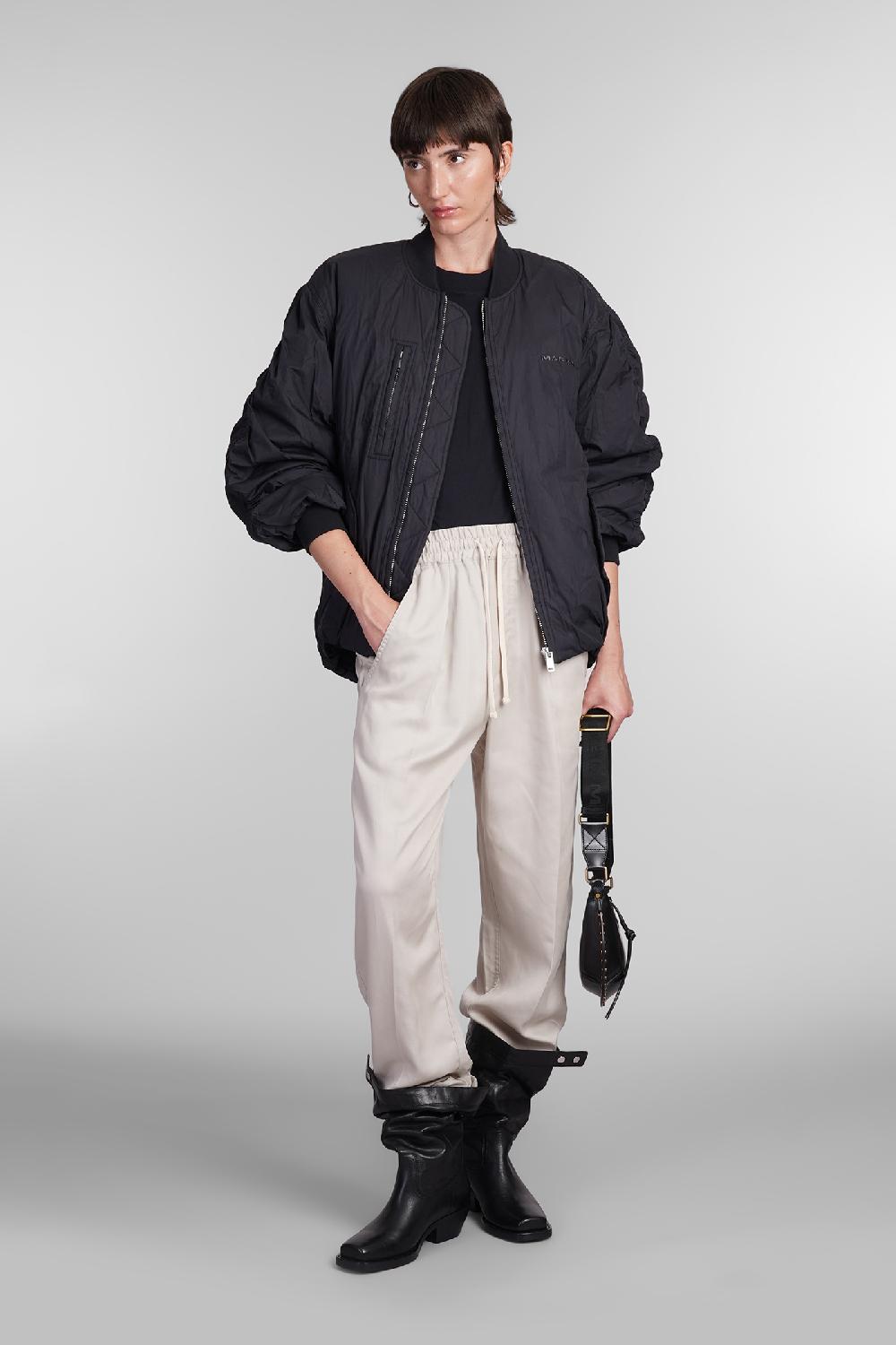 Deliberti Marant Etoile Bomber Coleen In Cotone Nero Cod. 405179 - Deliberti The Luxury Shopping