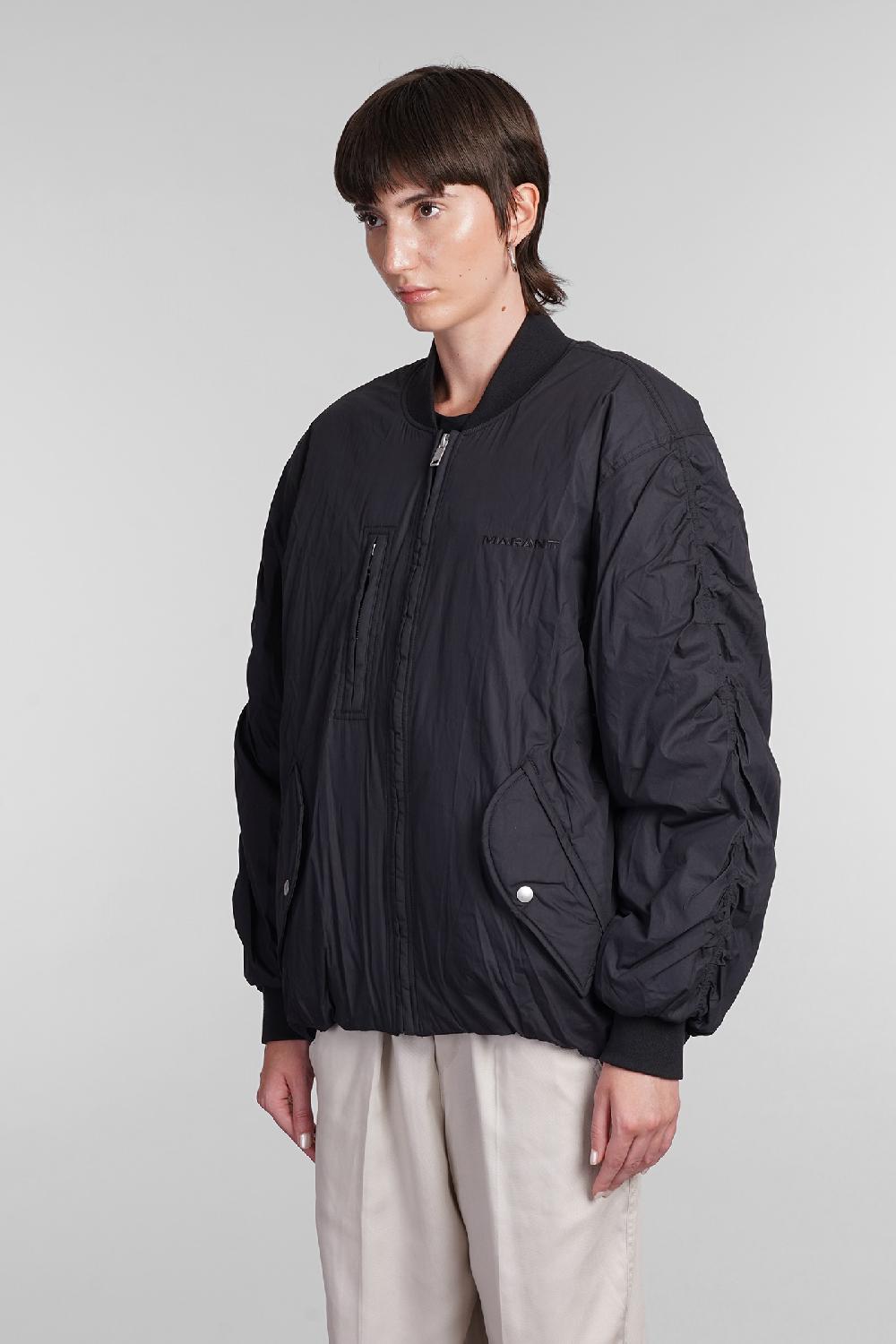 Deliberti Marant Etoile Bomber Coleen In Cotone Nero Cod. 405179 - Deliberti The Luxury Shopping