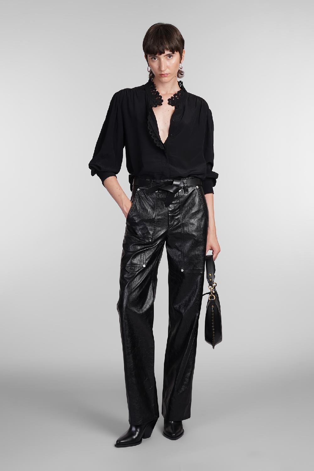 Deliberti Marant Etoile Camicia Estela In Viscosa Nera Cod. 405186 - Deliberti The Luxury Shopping