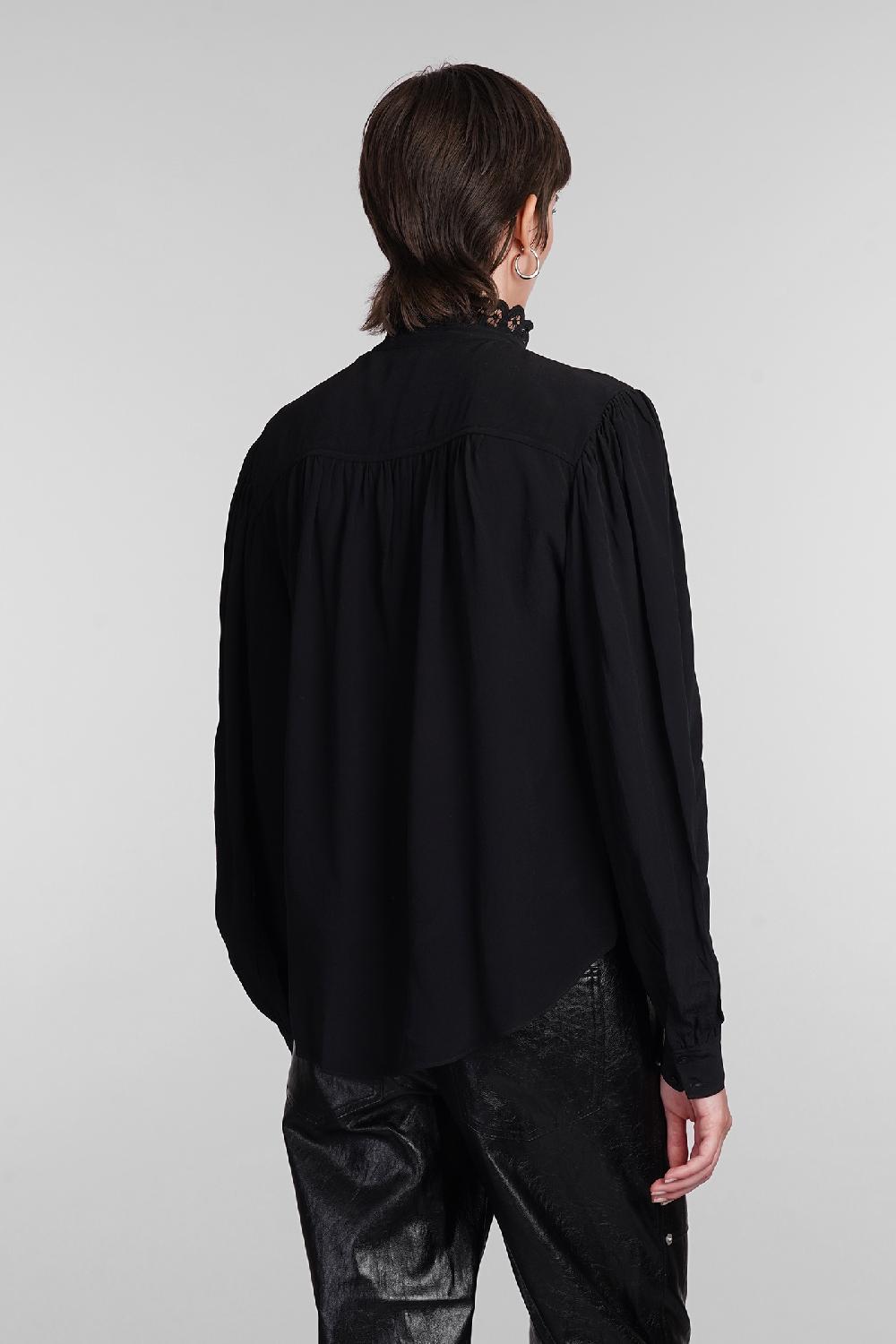 Deliberti Marant Etoile Camicia Estela In Viscosa Nera Cod. 405186 - Deliberti The Luxury Shopping