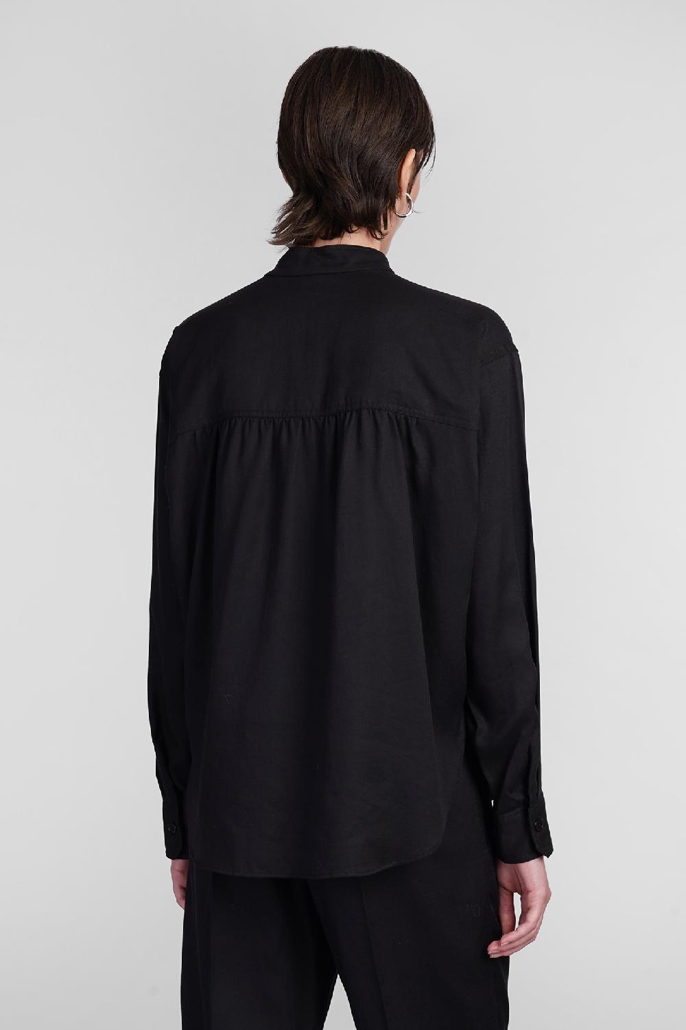 Deliberti Marant Etoile Camicia Violeta In Lyocell Nero Cod. 402719 - Deliberti The Luxury Shopping