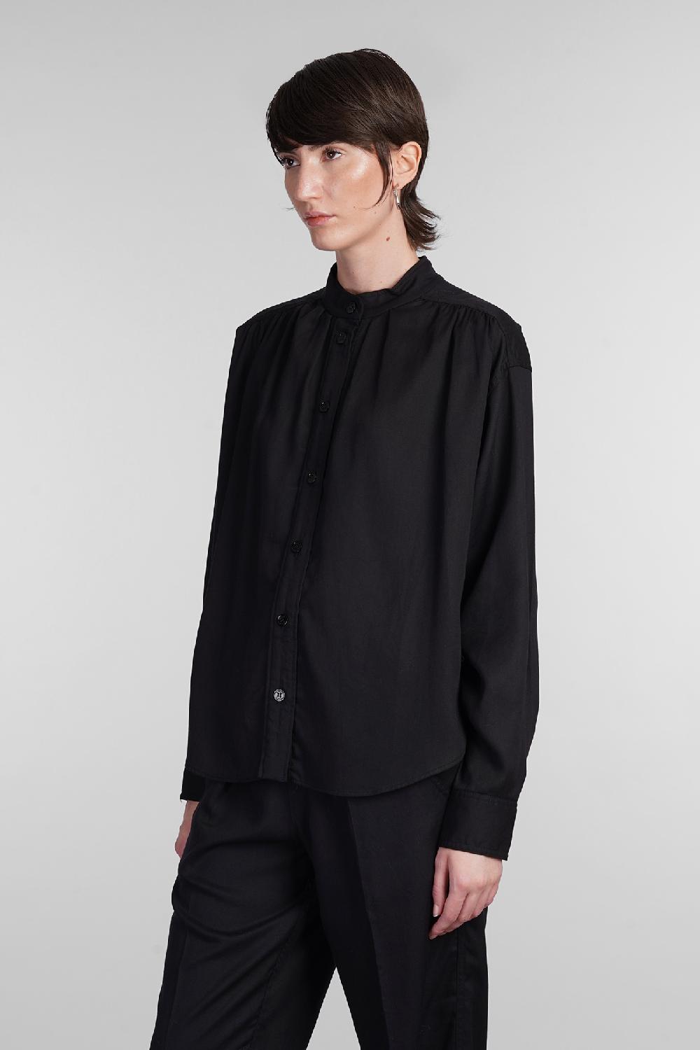 Deliberti Marant Etoile Camicia Violeta In Lyocell Nero Cod. 402719 - Deliberti The Luxury Shopping