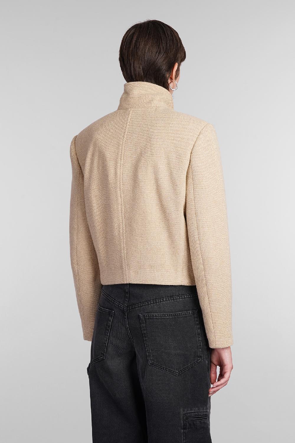 Deliberti Marant Etoile Cappotto Cassidy In Lana Beige Cod. 405173 - Deliberti The Luxury Shopping