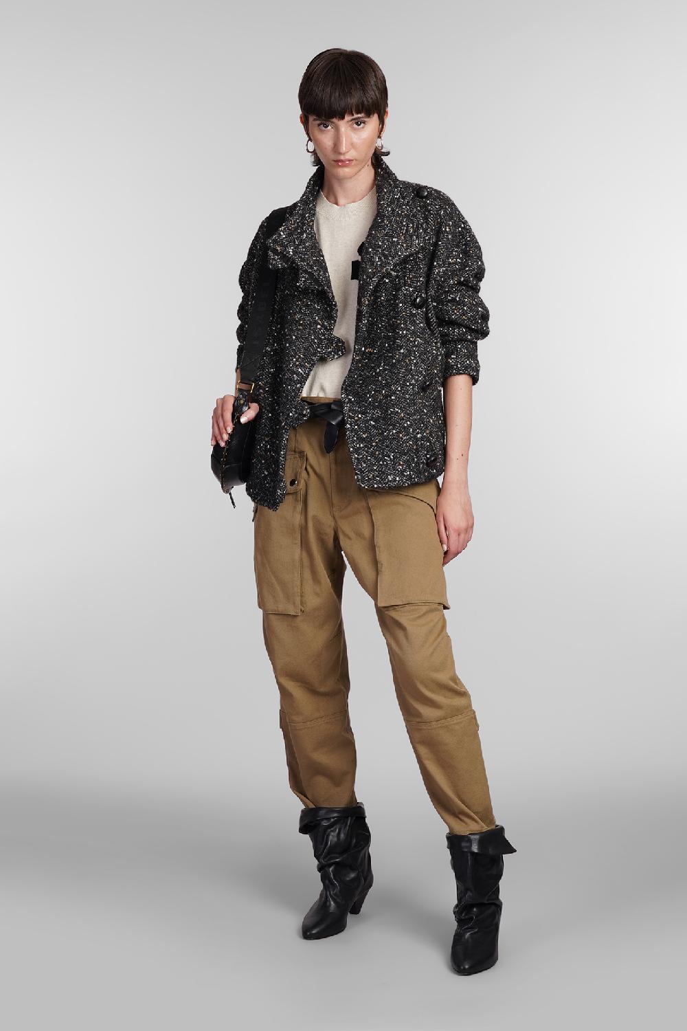 Deliberti Marant Etoile Cappotto Hanis In Lana Nera Cod. 405172 - Deliberti The Luxury Shopping