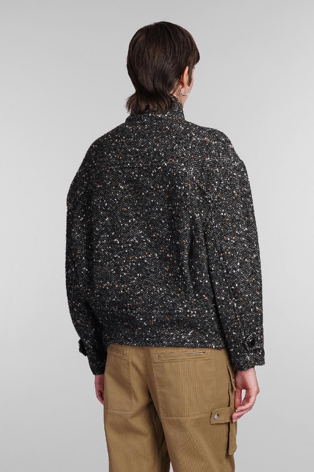 Deliberti Marant Etoile Cappotto Hanis In Lana Nera Cod. 405172 - Deliberti The Luxury Shopping