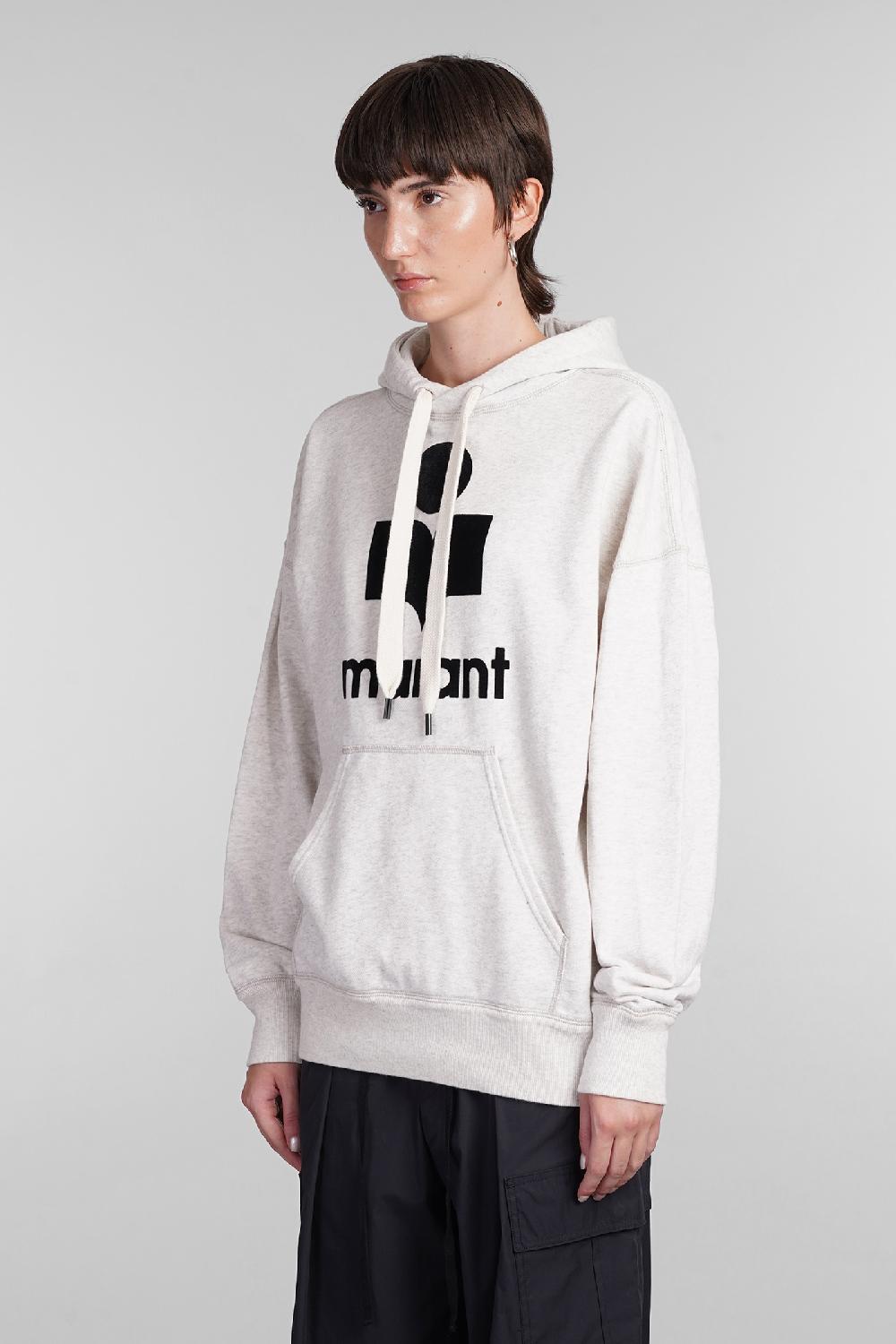 Deliberti Marant Etoile Felpa Mansel In Cotone Beige Cod. 402749 - Deliberti The Luxury Shopping