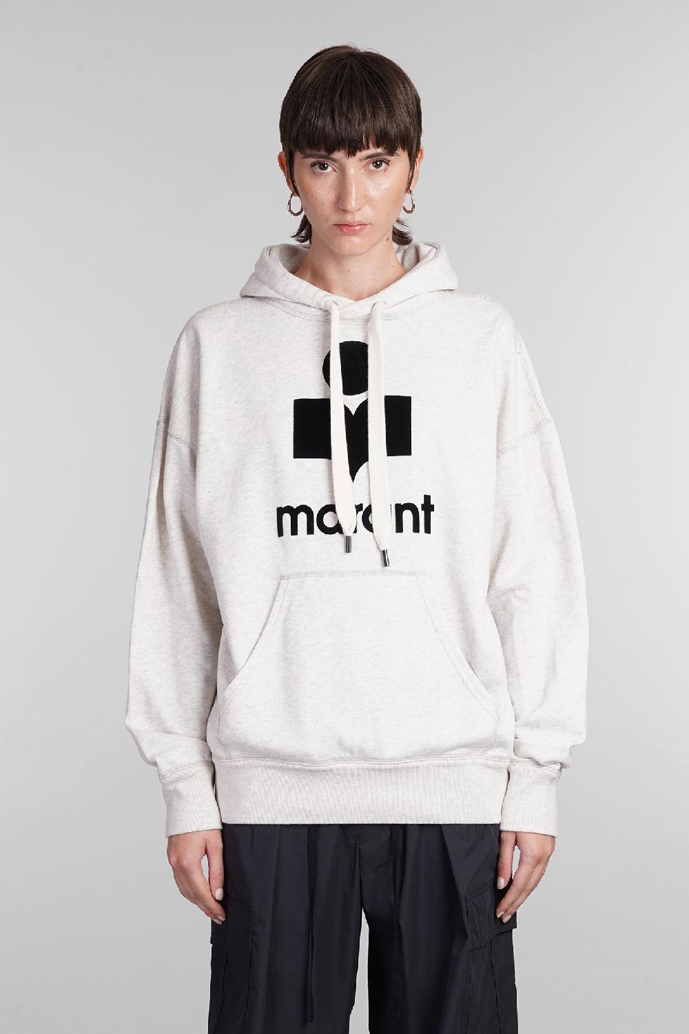 Deliberti Marant Etoile Felpa mansel in cotone beige cod. 402749 - Deliberti The Luxury Shopping