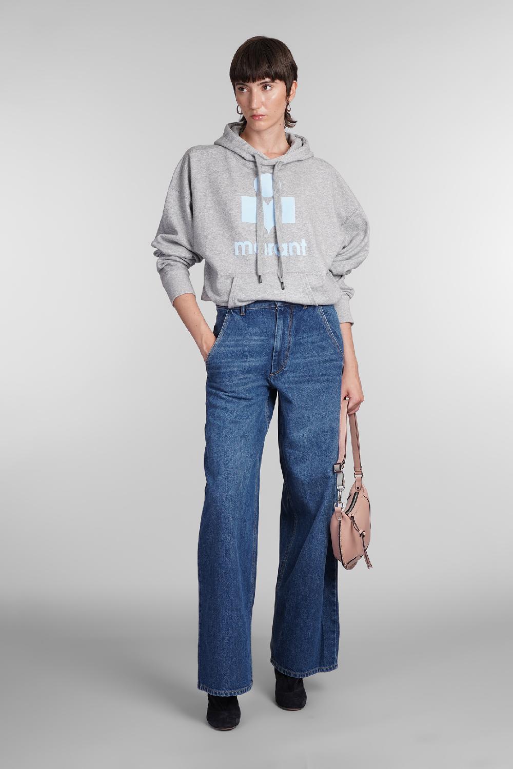 Deliberti Marant Etoile Felpa Mansel In Cotone Grigio Cod. 405207 - Deliberti The Luxury Shopping
