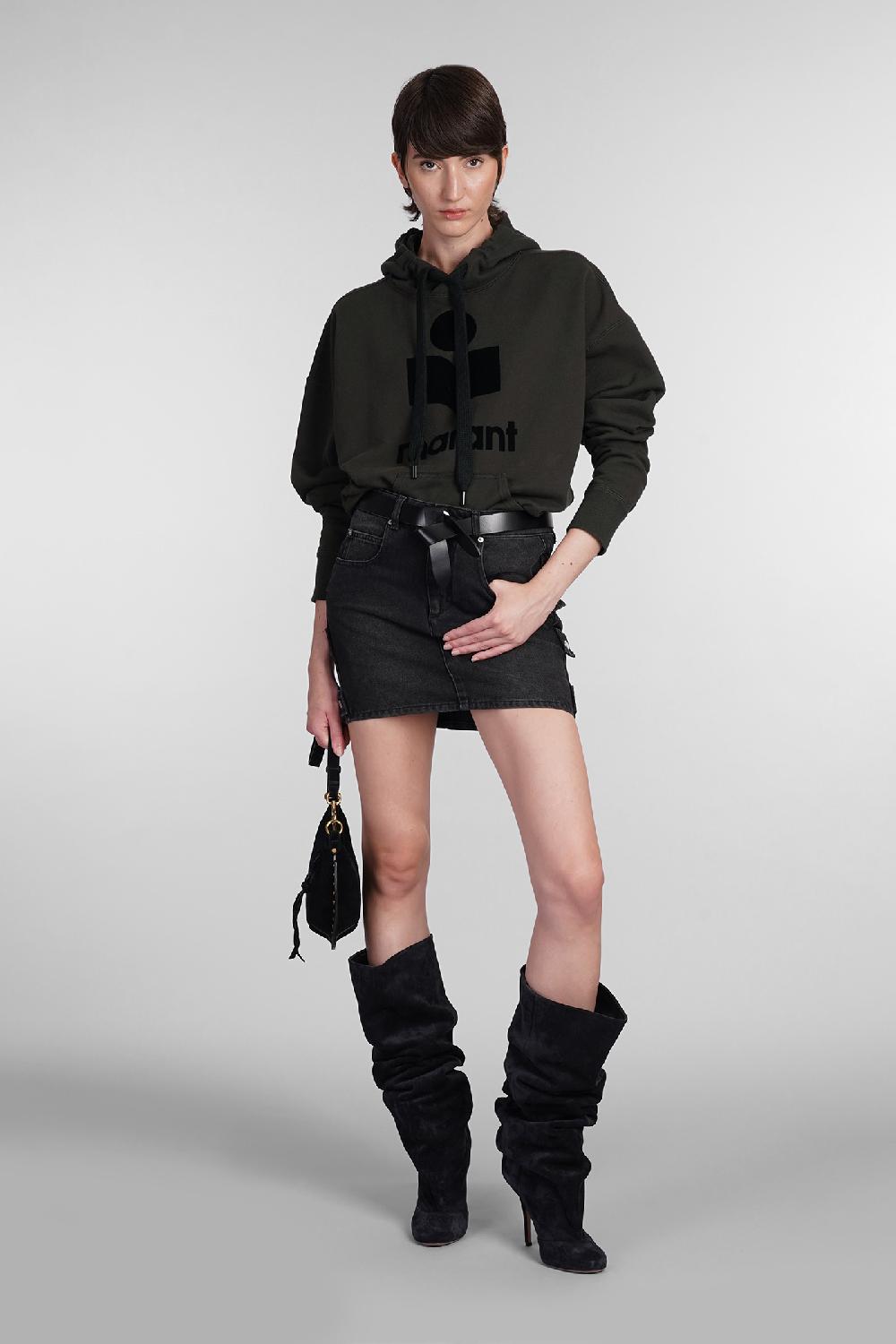 Deliberti Marant Etoile Felpa Mansel In Cotone Grigio Cod. 402748 - Deliberti The Luxury Shopping