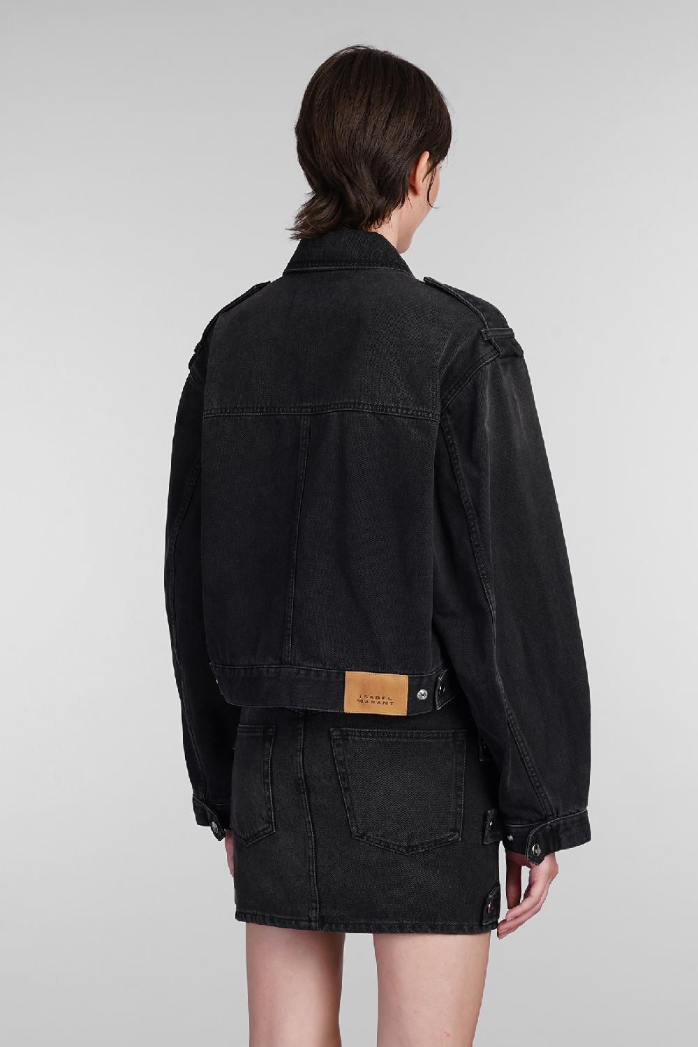 Deliberti Marant Etoile Giacche Denim Julie In Cotone Grigio Cod. 402727 - Deliberti The Luxury Shopping