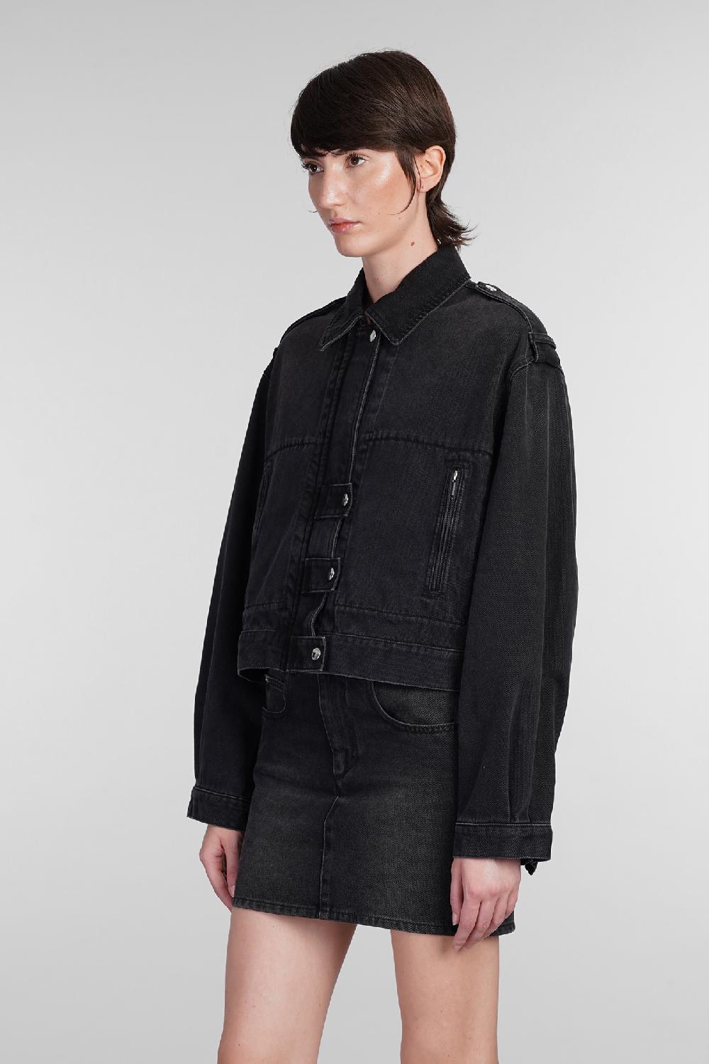 Deliberti Marant Etoile Giacche Denim Julie In Cotone Grigio Cod. 402727 - Deliberti The Luxury Shopping